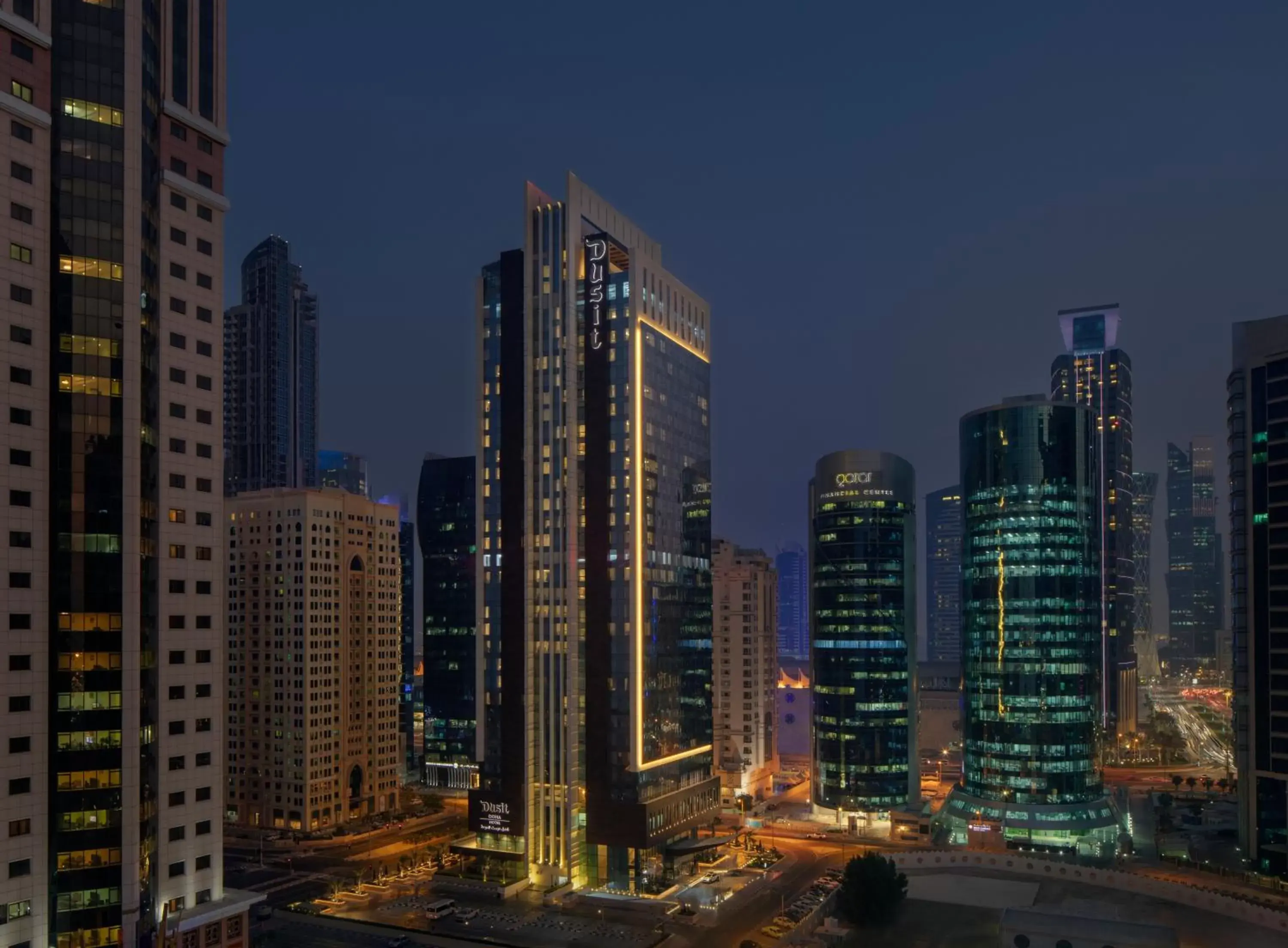 Property building in Dusit Doha Hotel