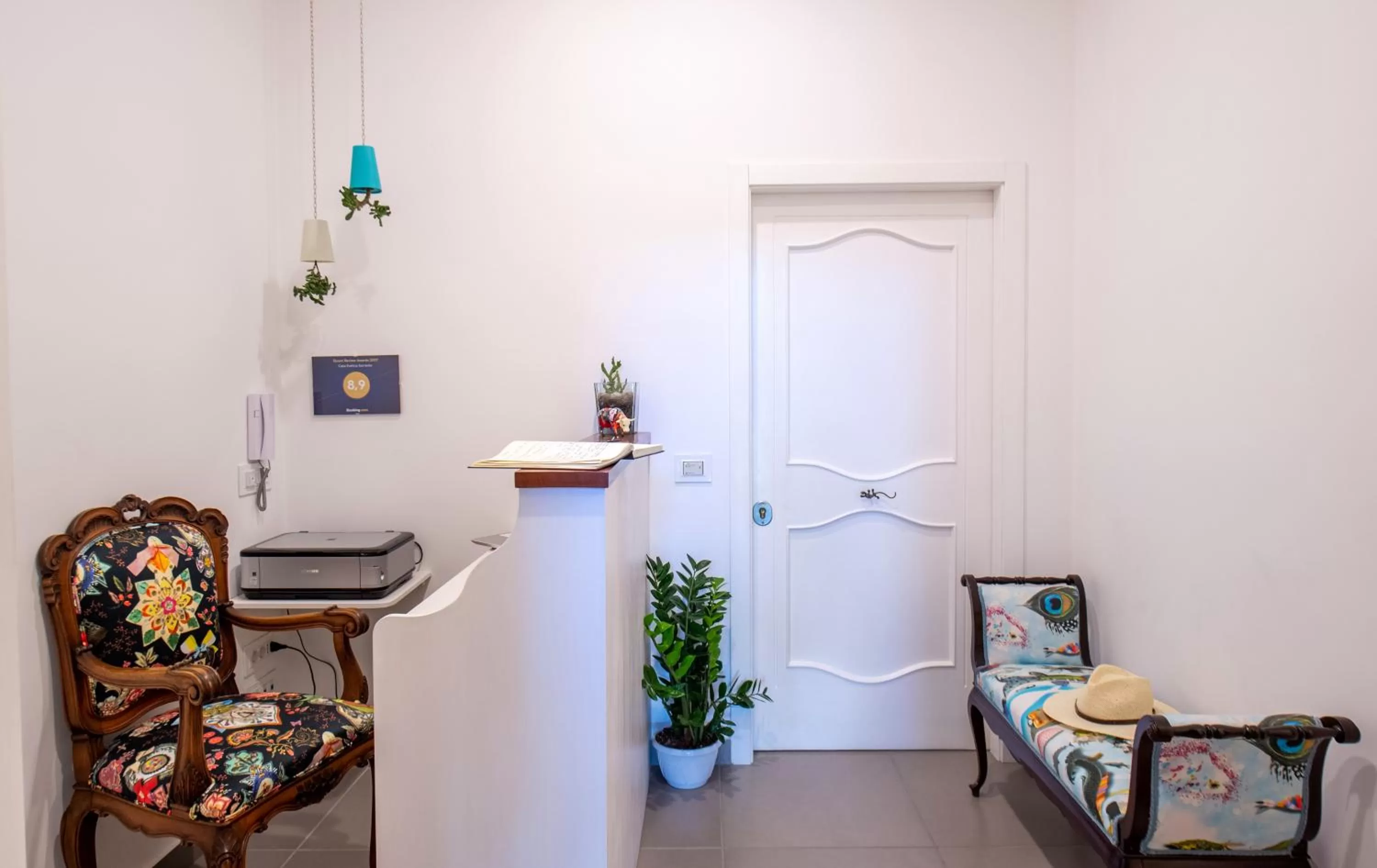 Lobby or reception in Casa Evelina Sorrento