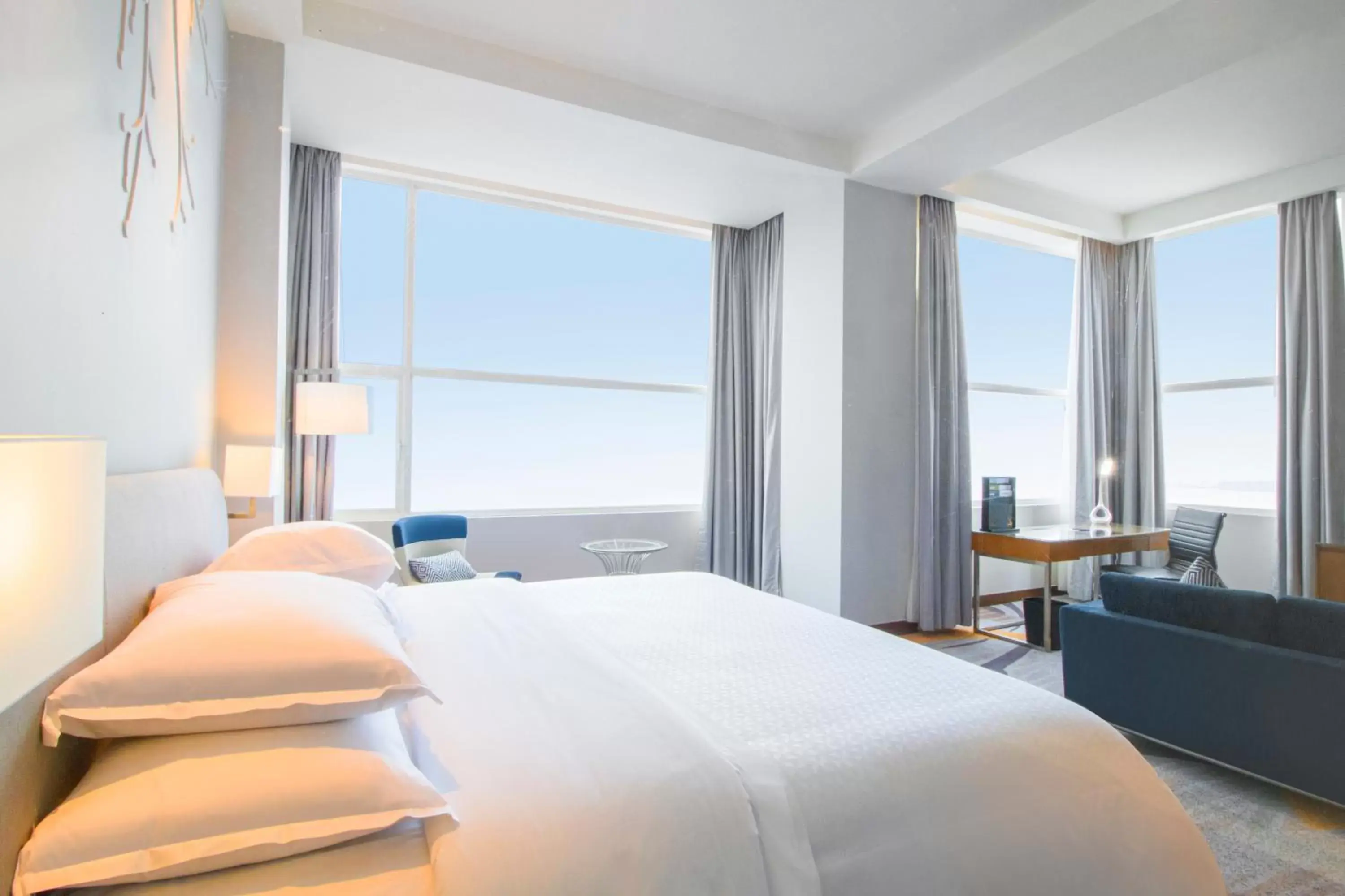 Bed, Sea View in Four Points by Sheraton Manado