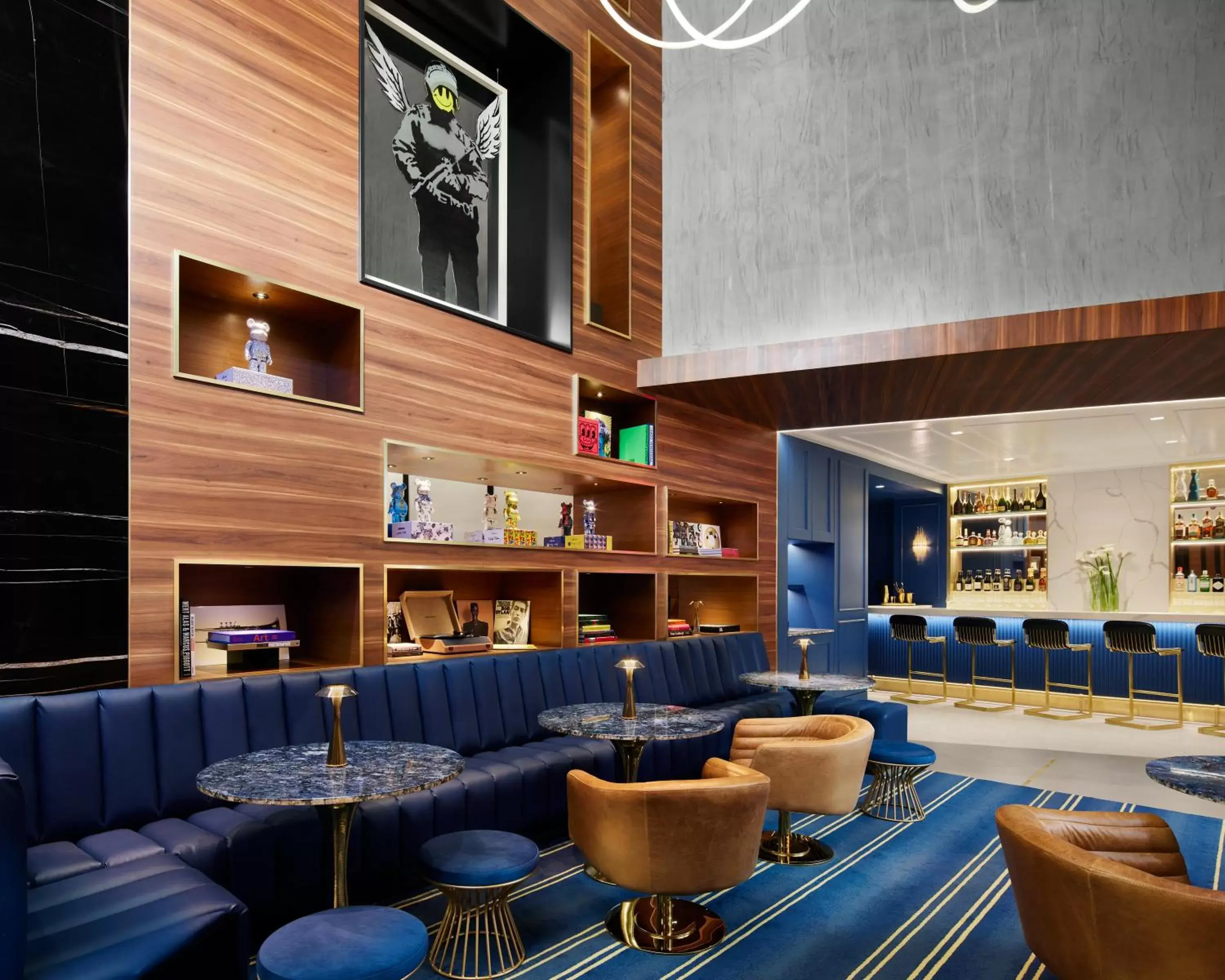 Lobby or reception, Lounge/Bar in Gansevoort Meatpacking