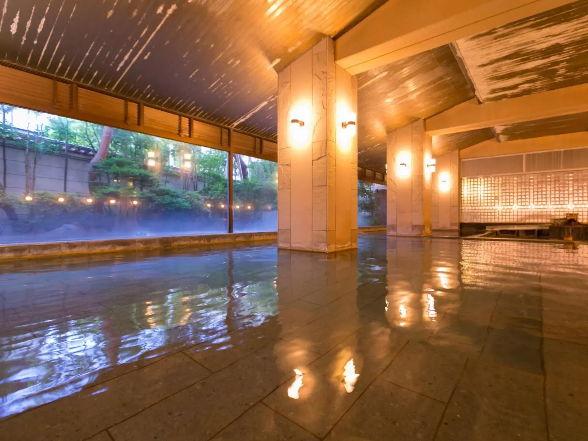 Hot Spring Bath, Swimming Pool in Hoshi