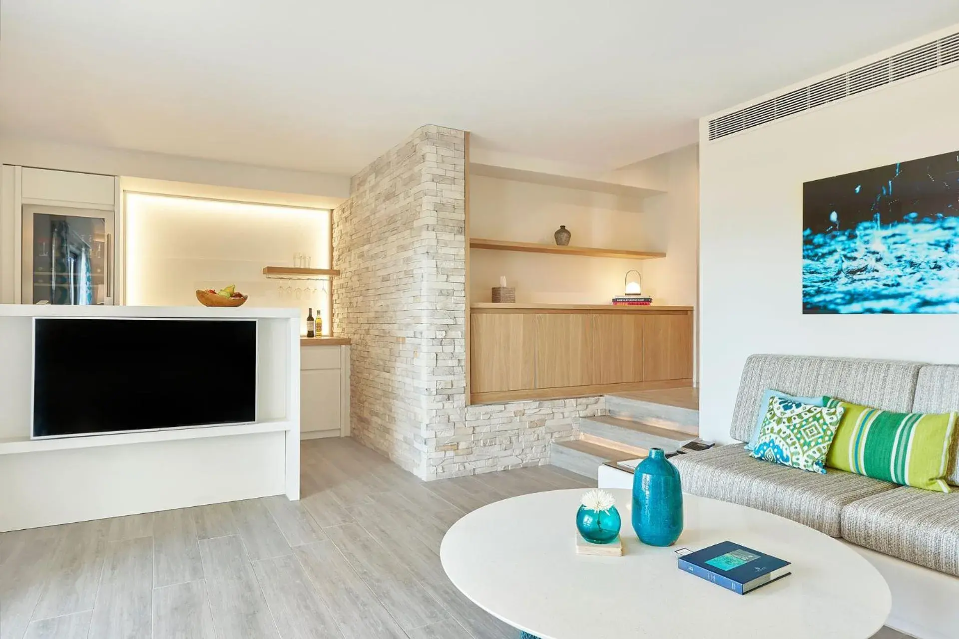 Living room, TV/Entertainment Center in 7Pines Resort Ibiza