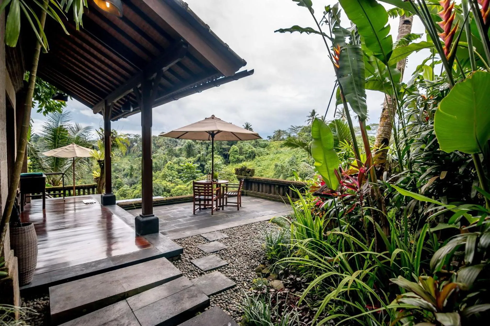 Garden in Bidadari Private Villas & Retreat