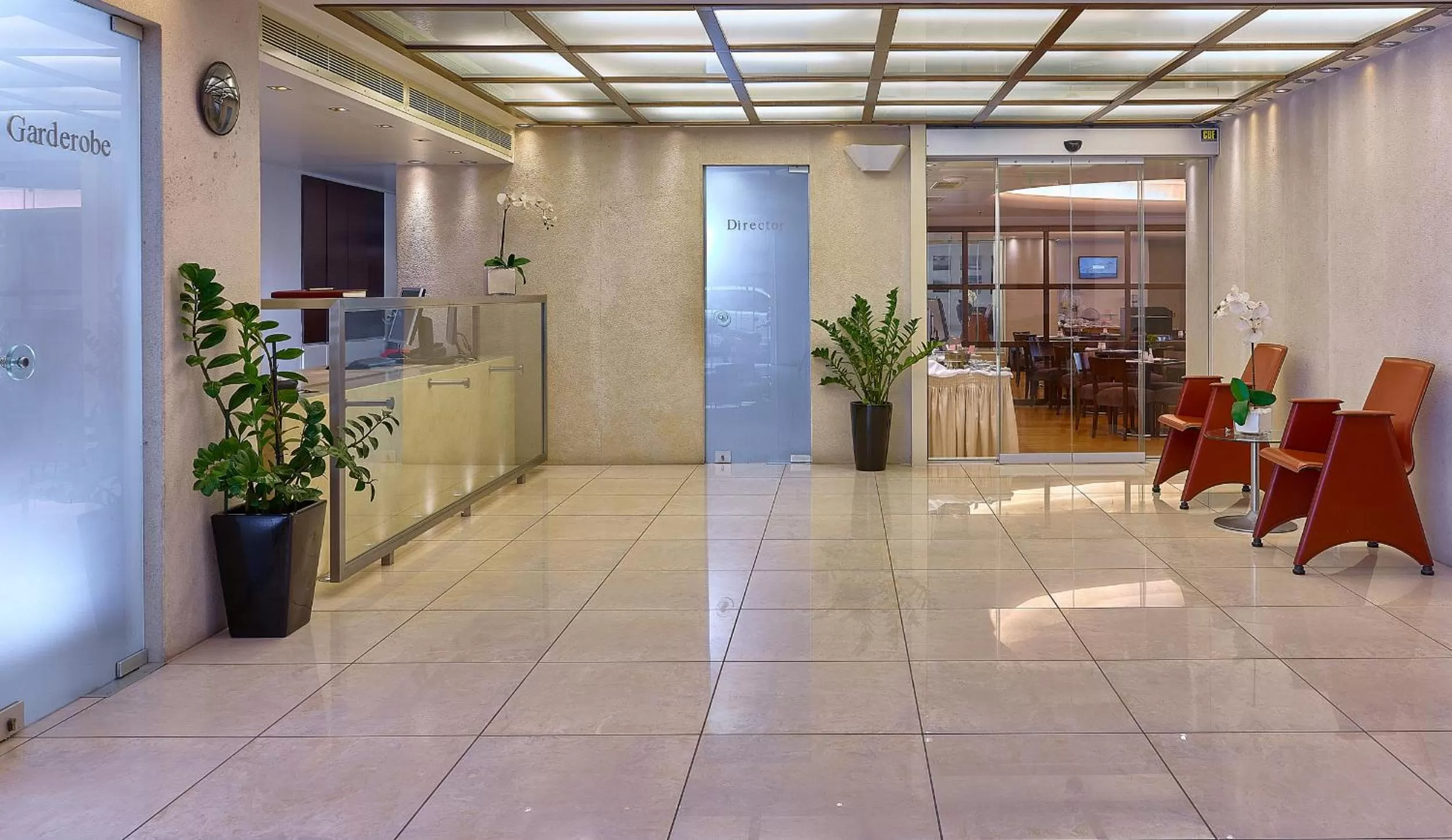 Seating area in Atrion Hotel