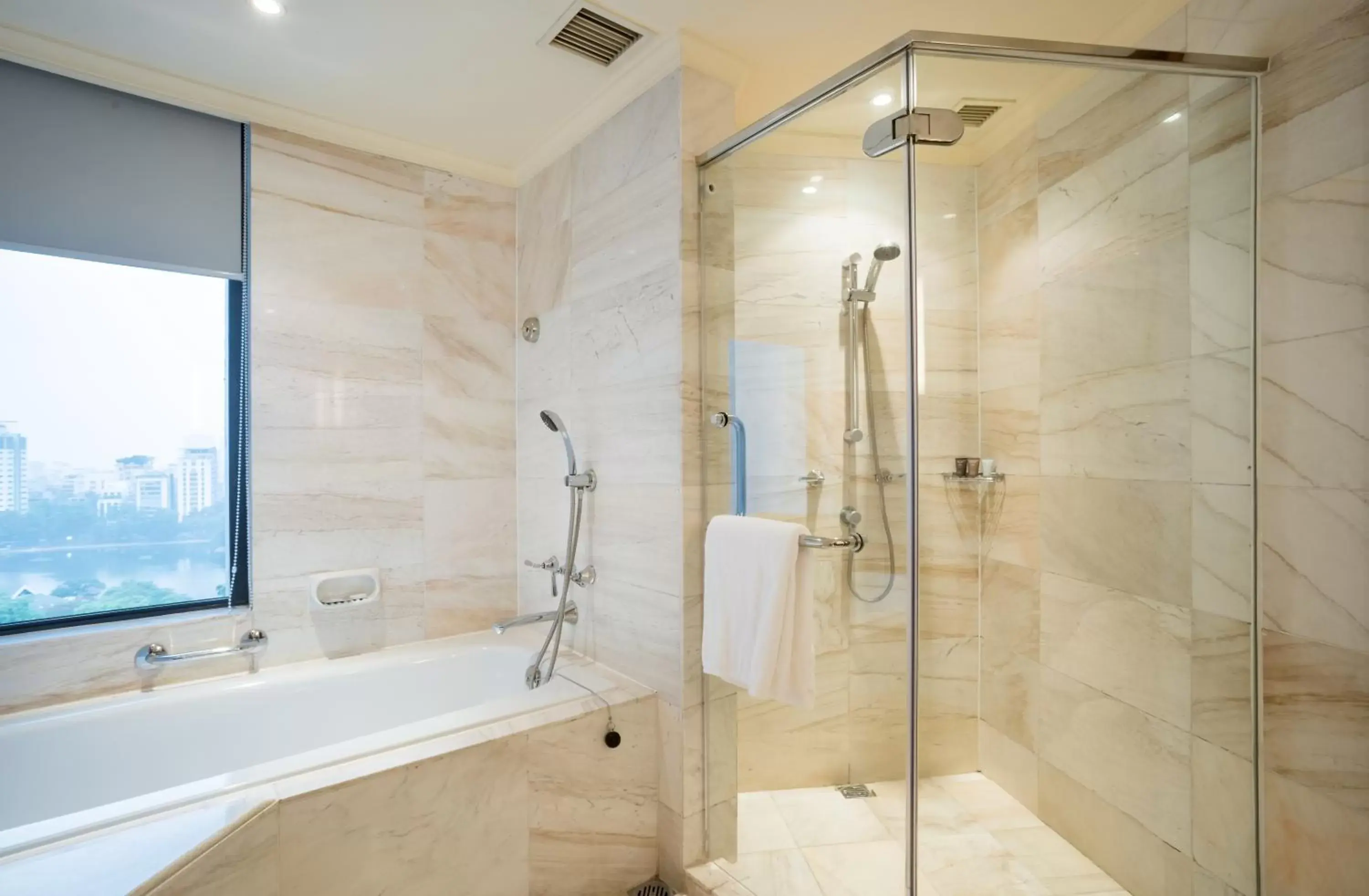 Shower, Bathroom in Hôtel du Parc Hanoï