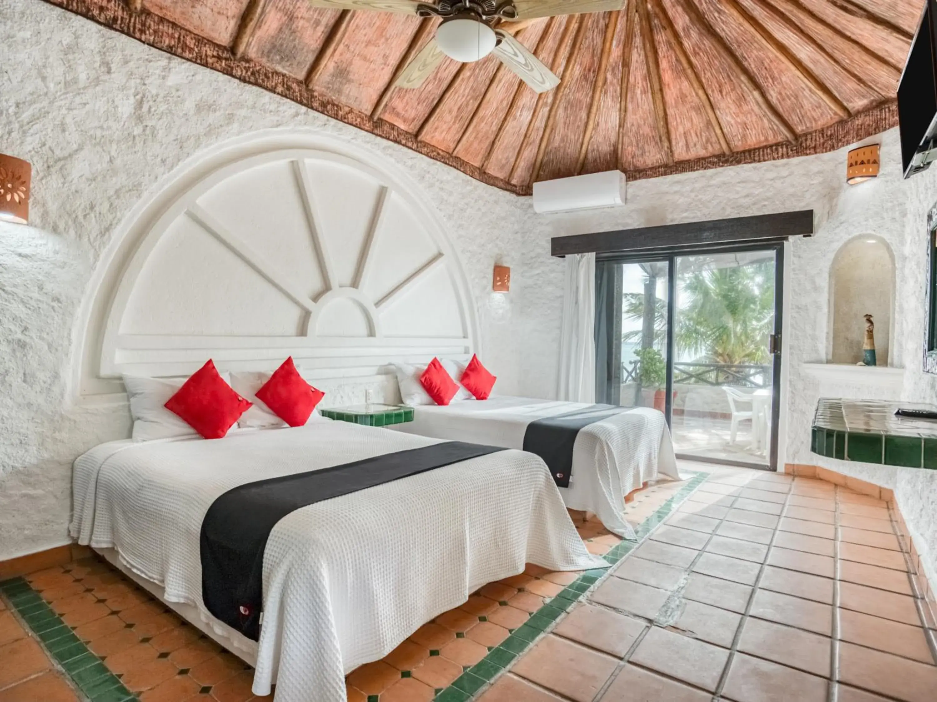 Bedroom, Bed in Capital O Mimi Del Mar, Playa del Carmen