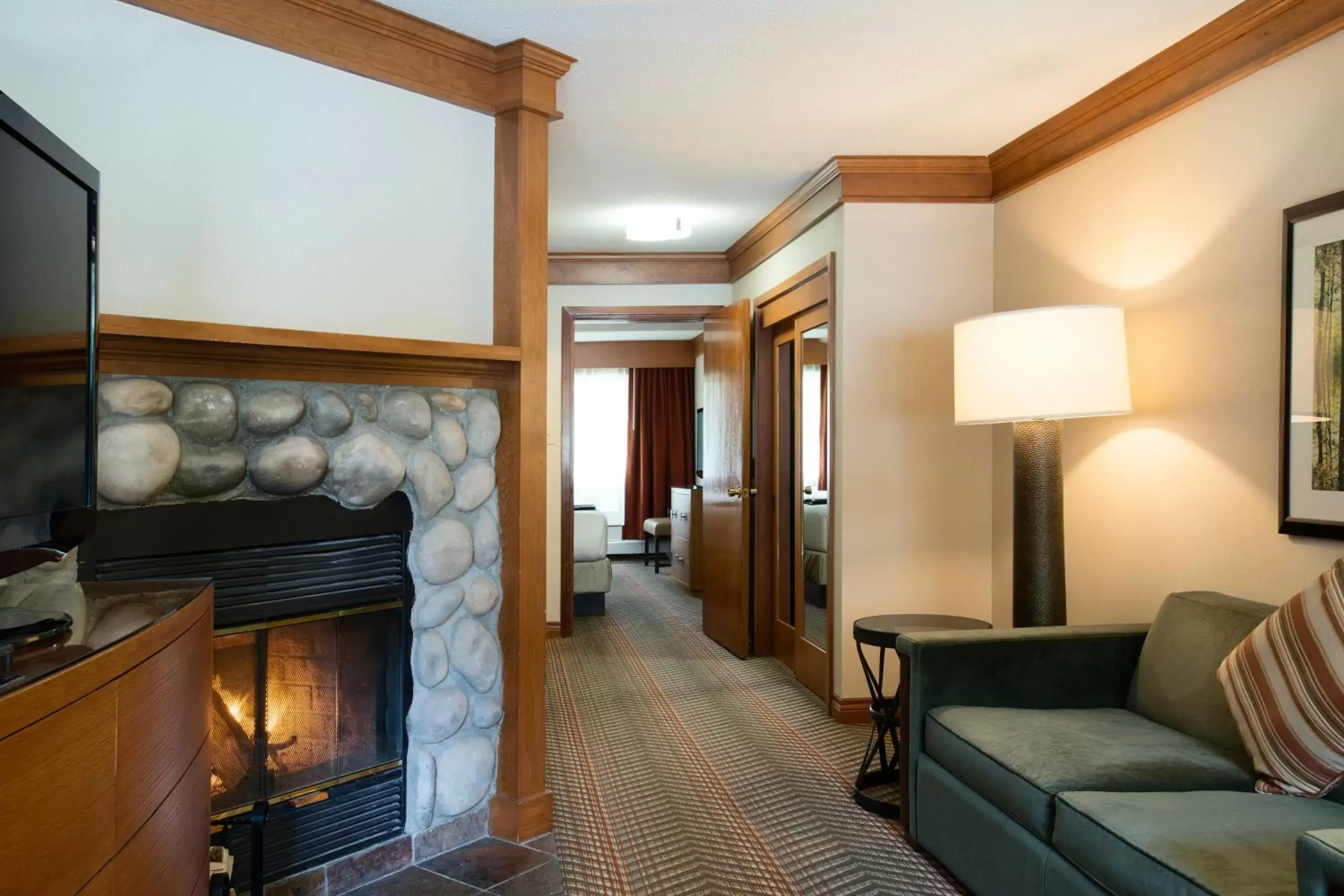 Living room, Seating Area in Fairmont Jasper Park Lodge