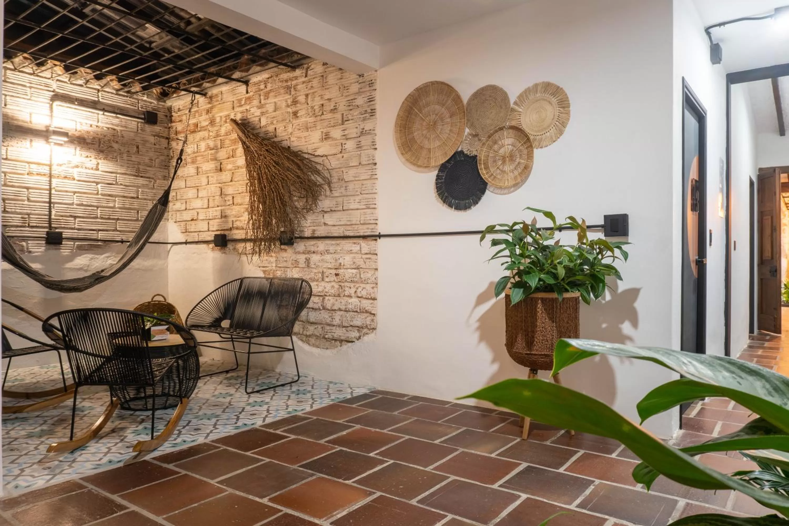 Seating area in Casa Medallo