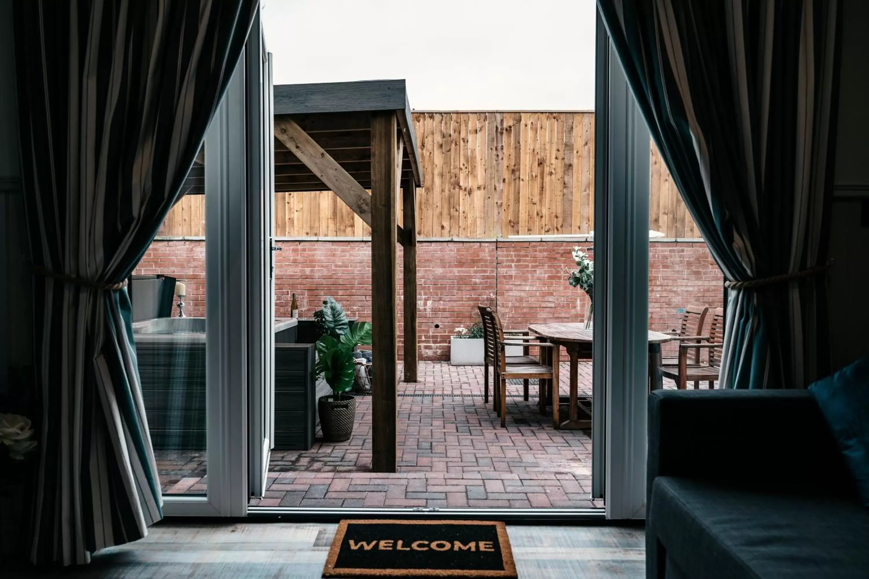 Patio in South Causey Inn