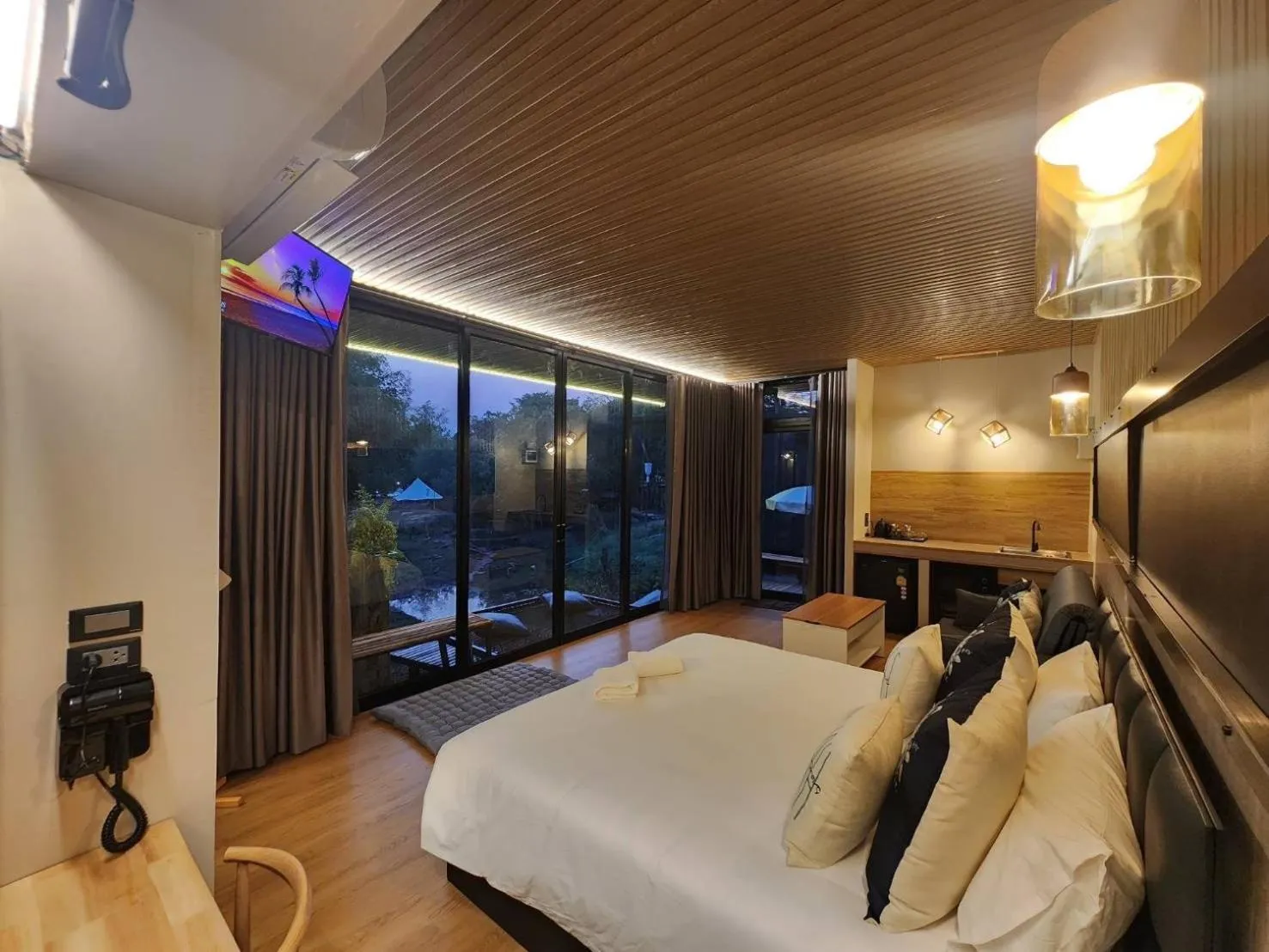 Bed in Naturalpark Resort De Wangthong