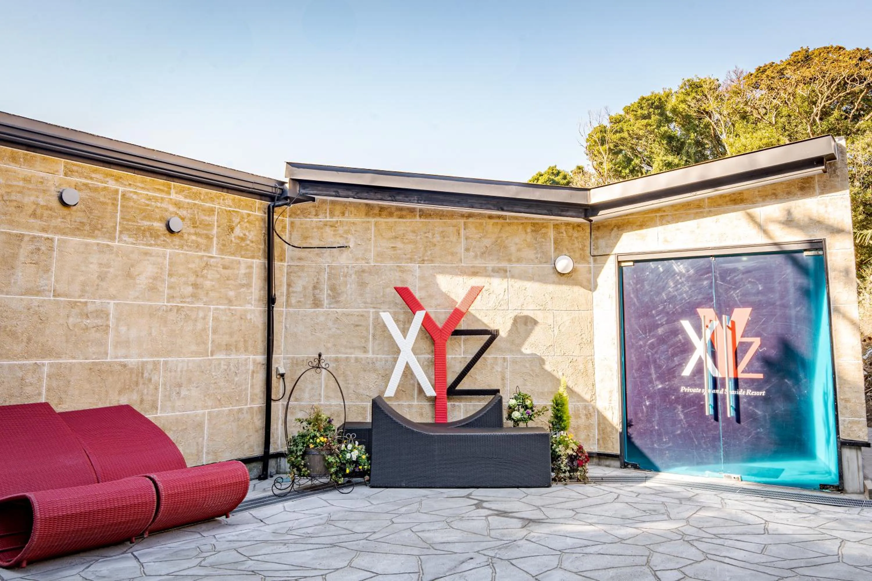 Facade/entrance in XYZ Private Spa and Seaside Resort