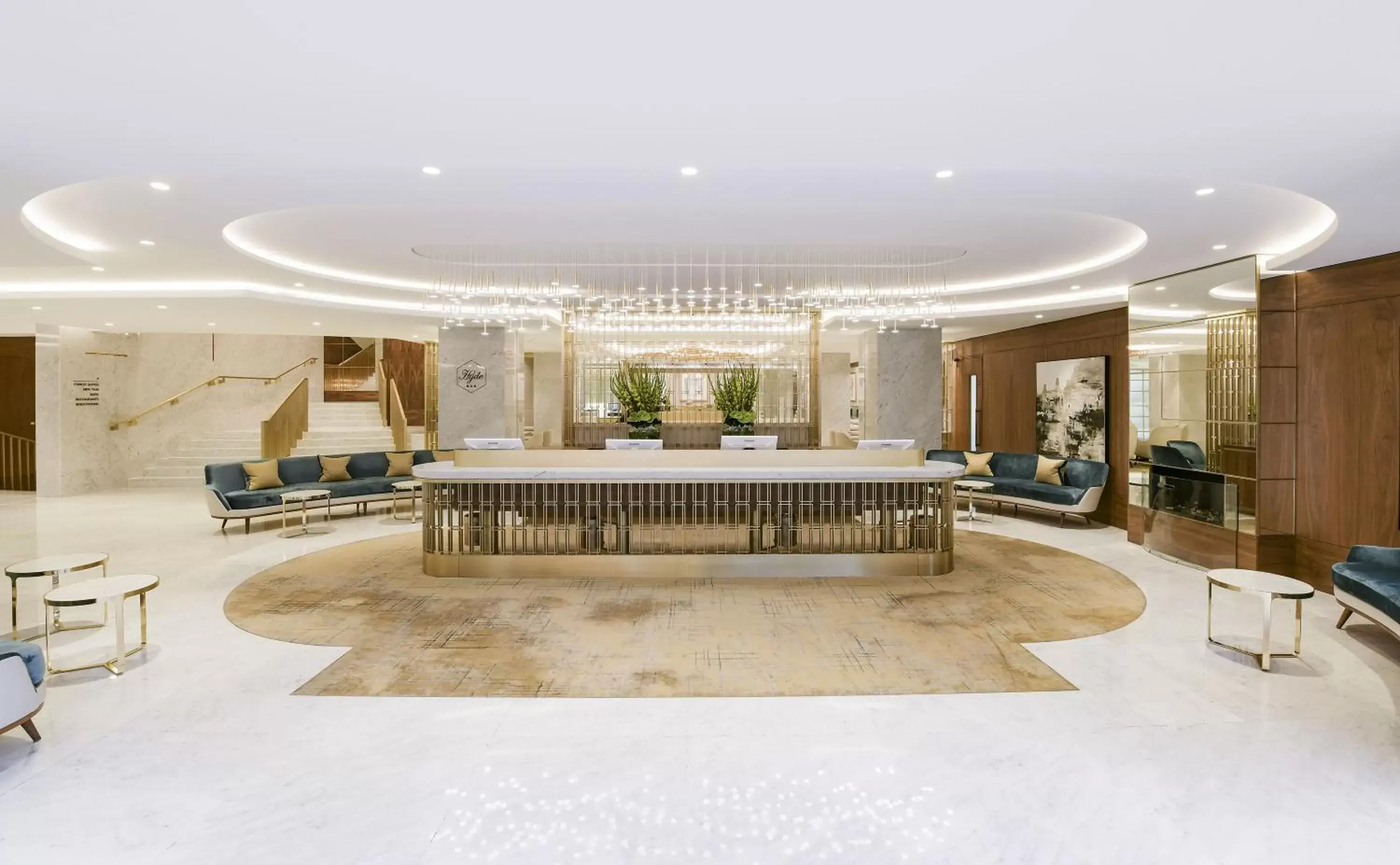 Lobby or reception in Royal Lancaster London Lobby or reception in Royal Lancaster London