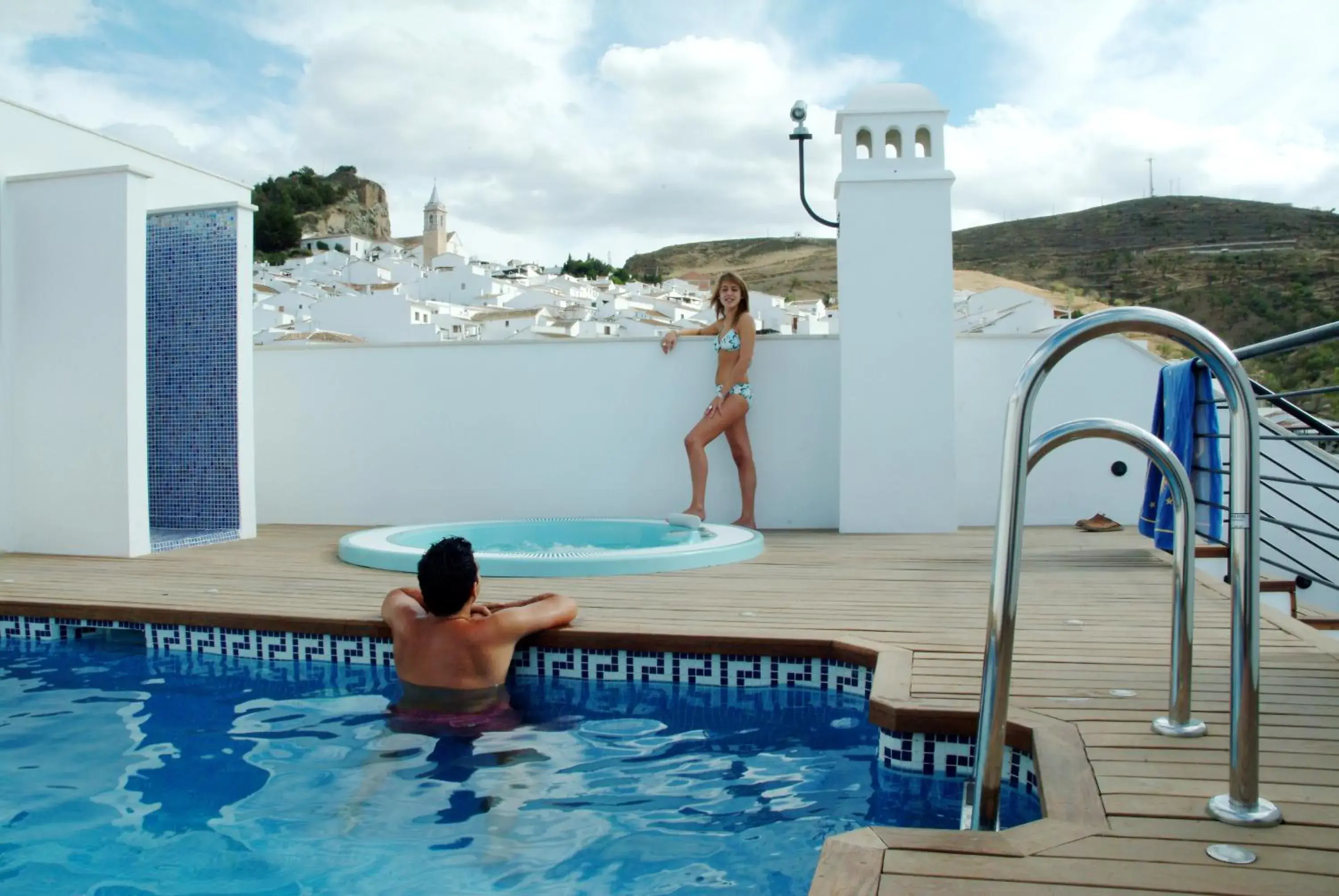 Swimming pool in Apartamentos Ardales Swimming pool in Apartamentos Ardales