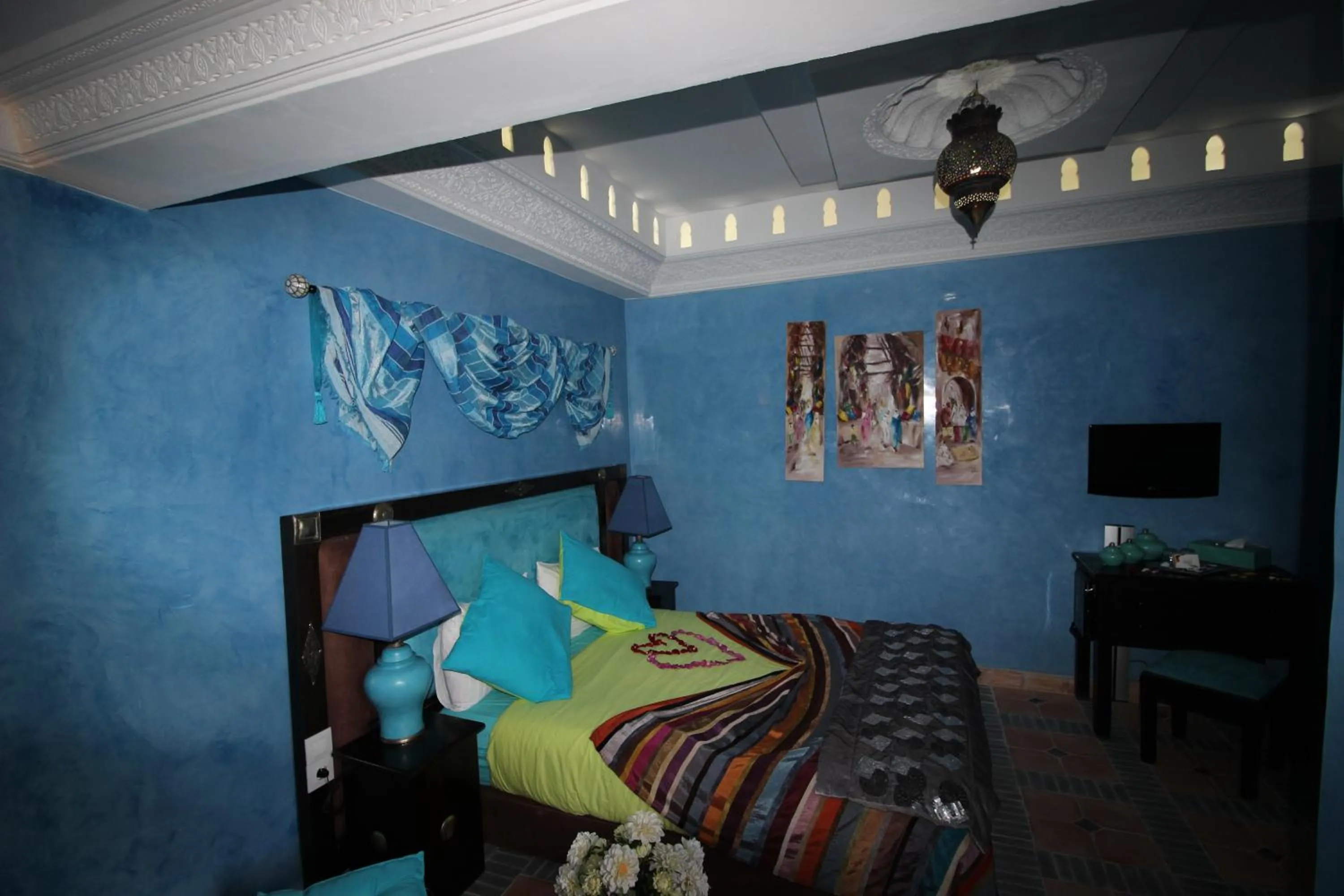 Bedroom, Bed in Riad Eloise