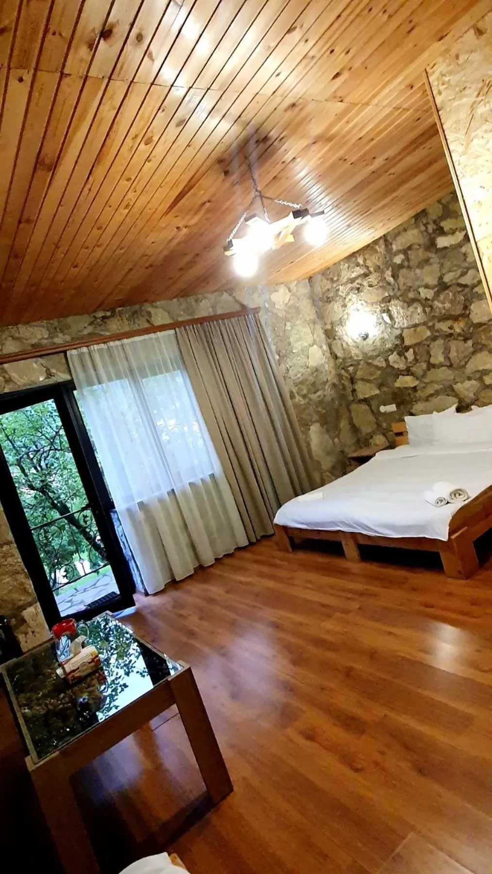 Bed in Guest House Ijevan's Garden