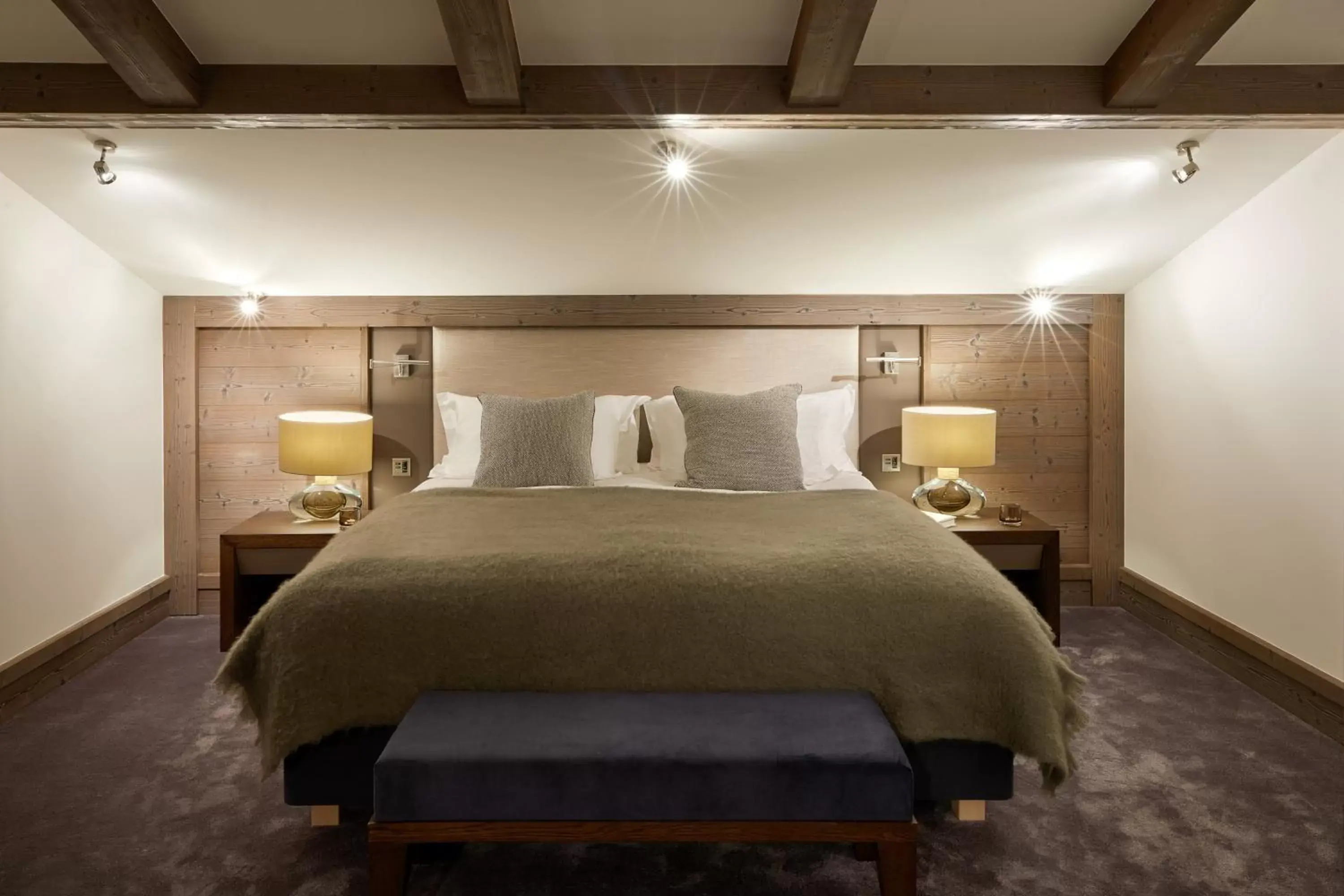 Bed in Six Senses Residences & Spa Courchevel