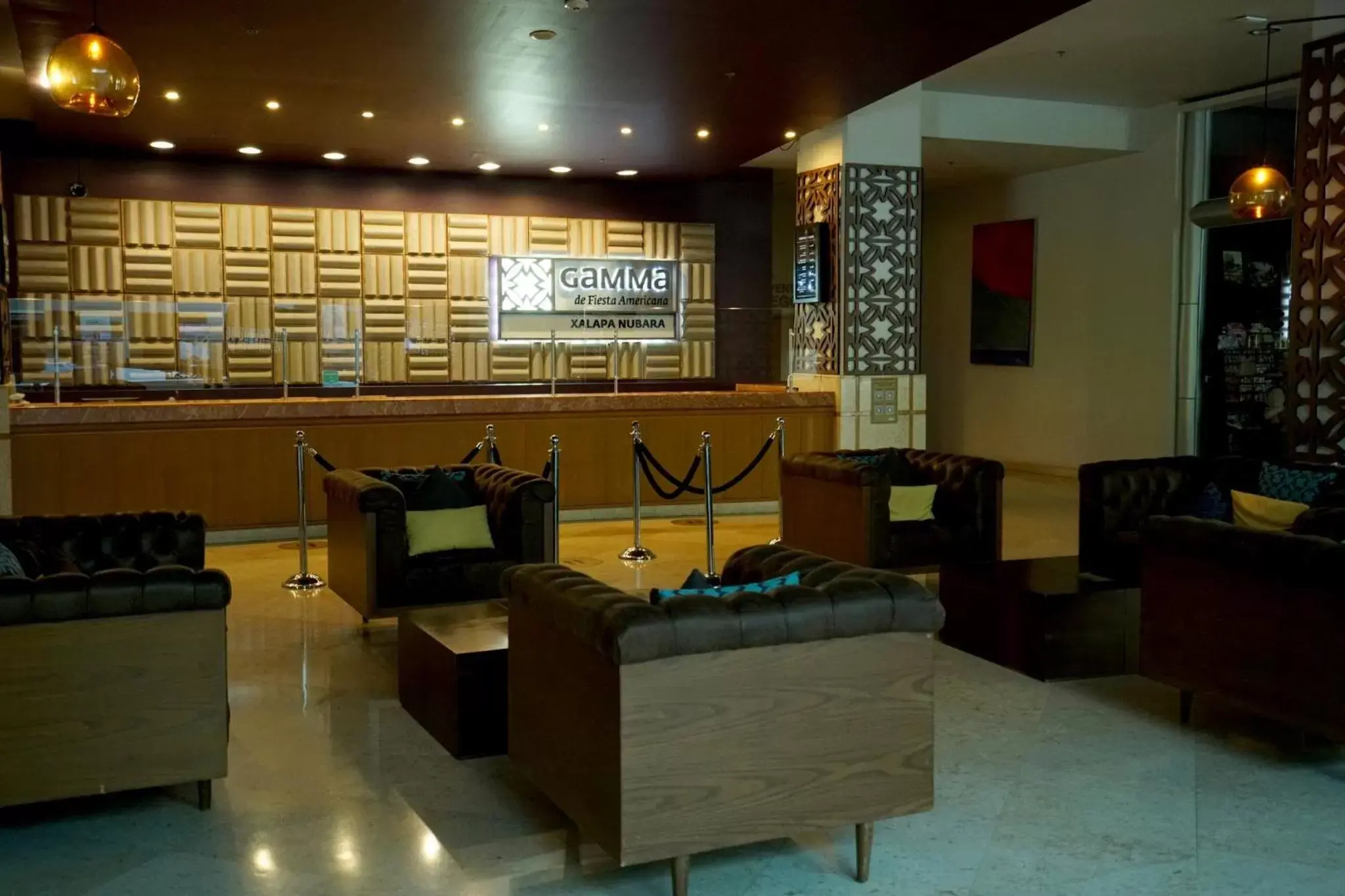 Lobby or reception, Lounge/Bar in Gamma by Fiesta Americ Xalapa Nubara