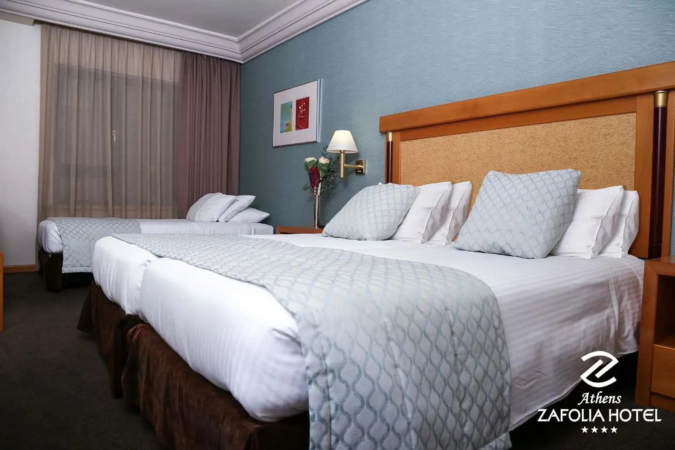 Bedroom, Bed in Athens Zafolia Hotel