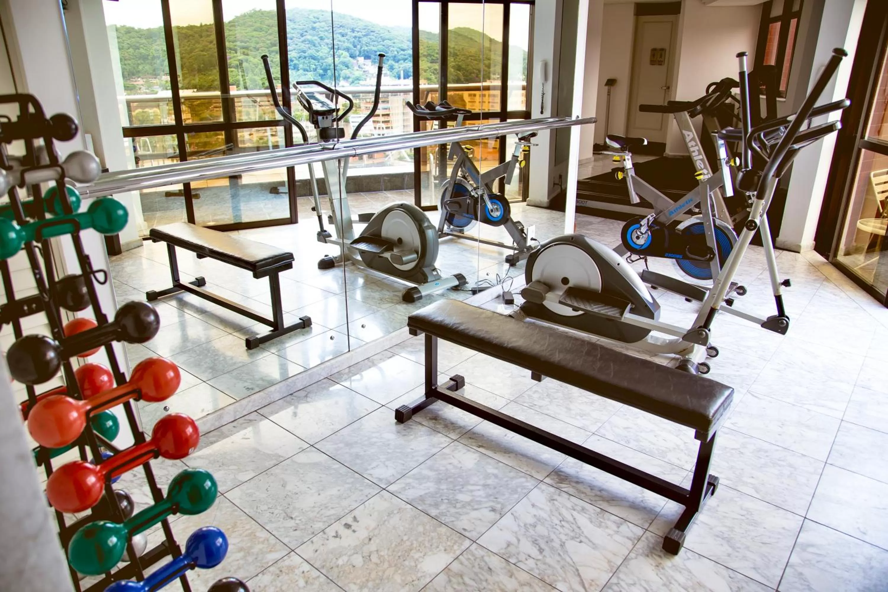 Fitness centre/facilities in Blue Tree Towers Joinville