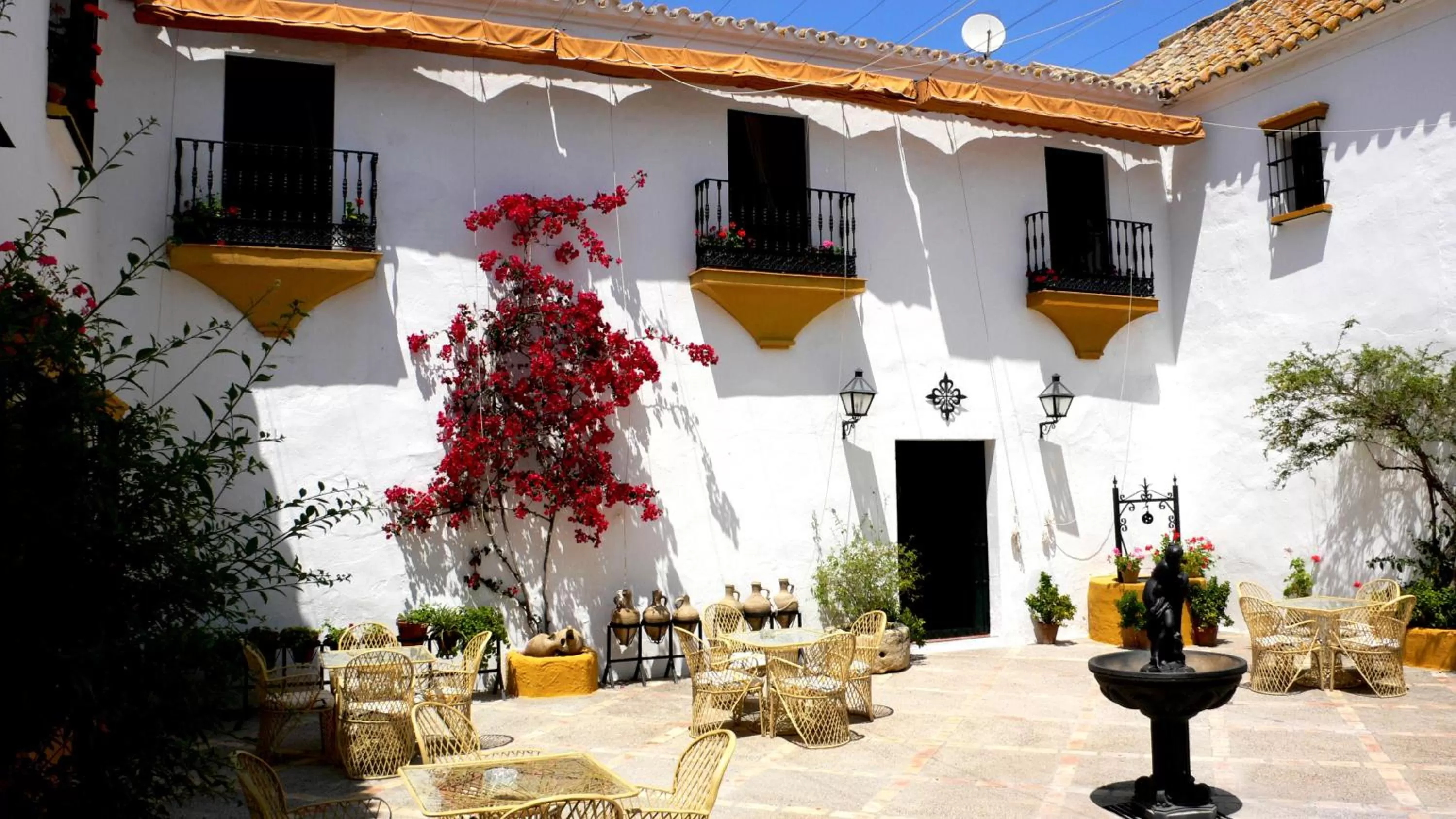 Patio in Hacienda El Santiscal Adults Only