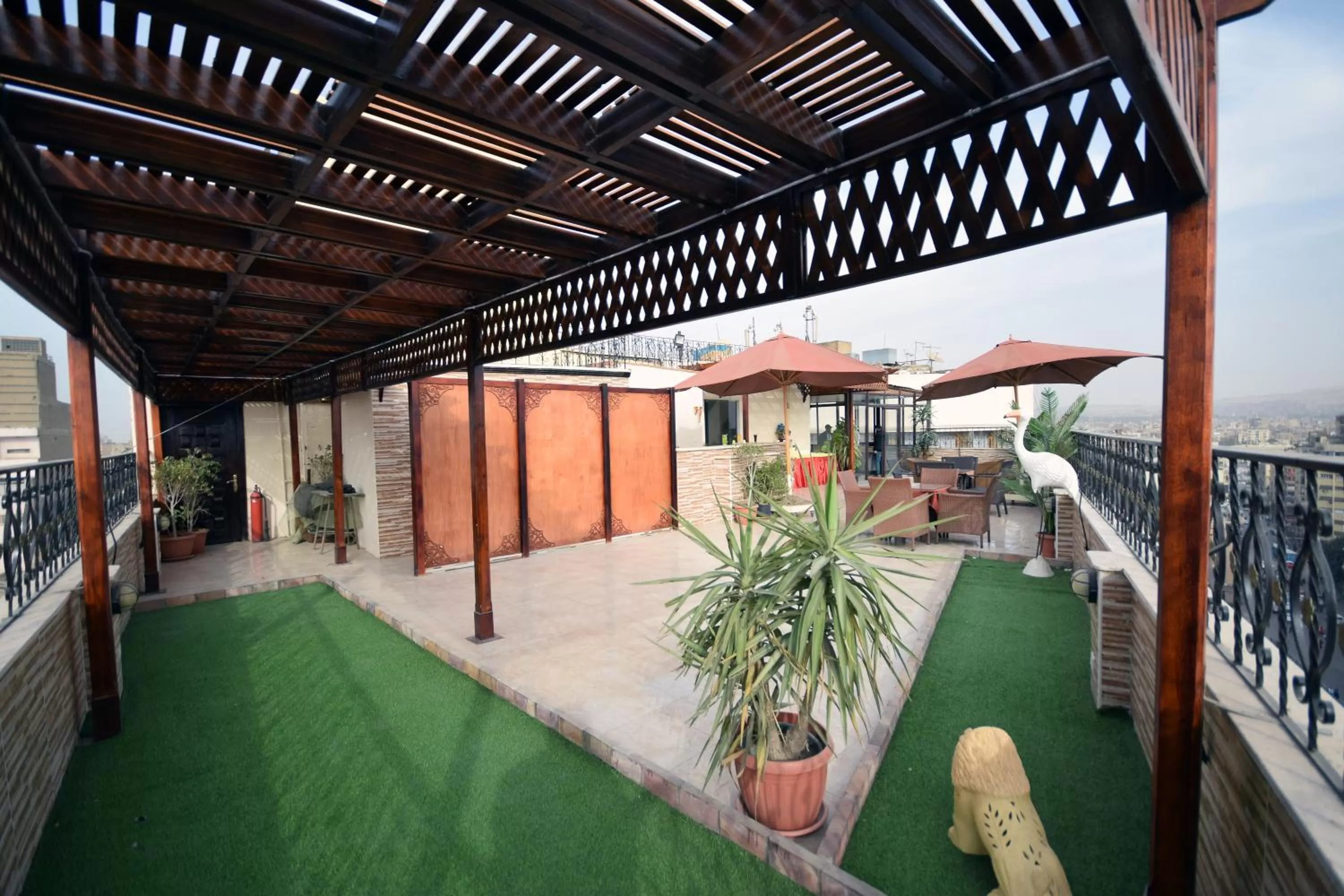 Balcony/Terrace in Amin Hotel