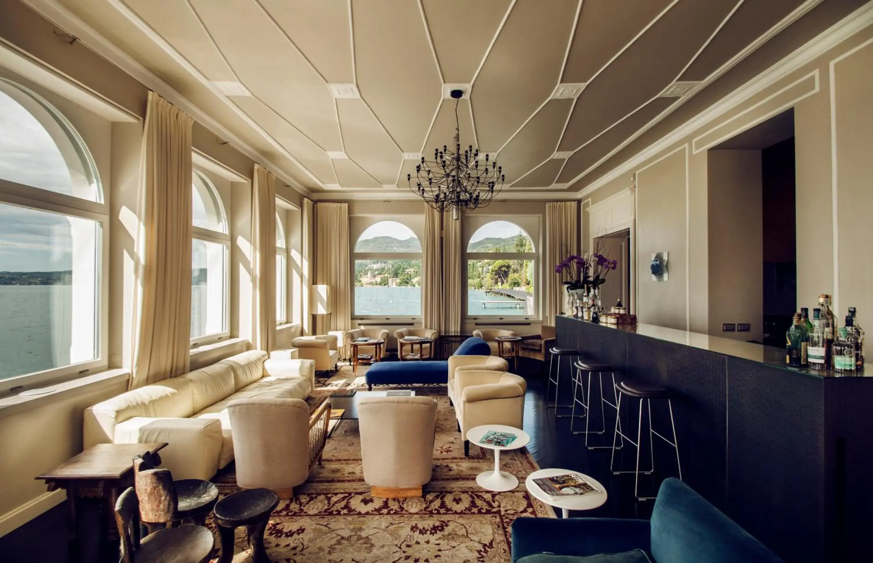 Lounge or bar, Restaurant/Places to Eat in Hotel Bella Riva