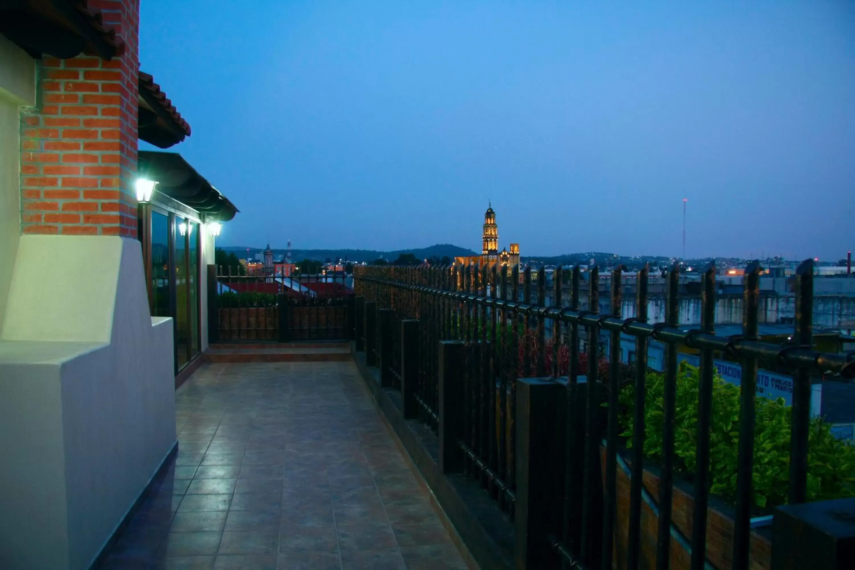 View (from property/room), Balcony/Terrace in Loa Inn Centro Puebla