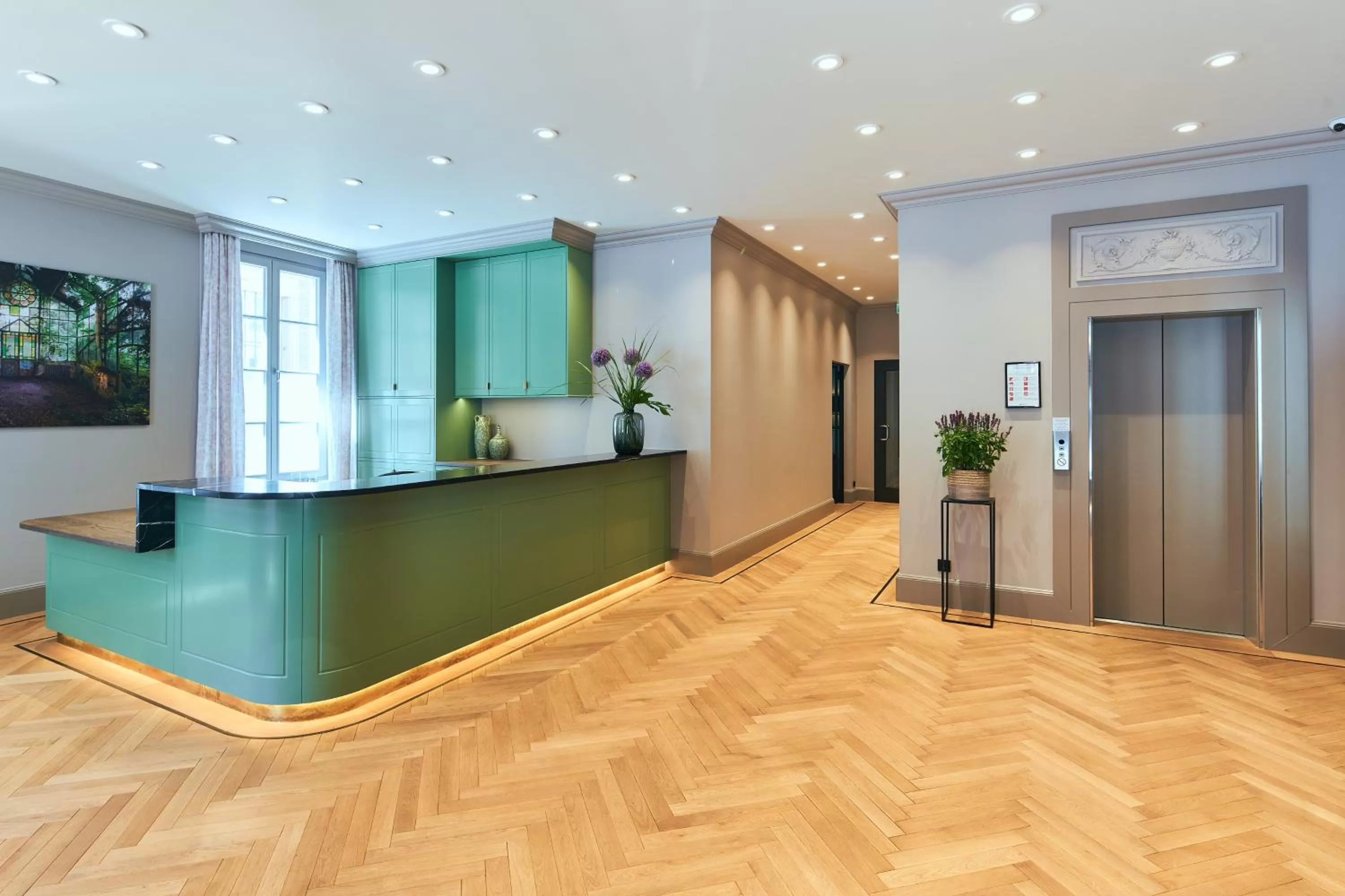 Lobby or reception in Boutique Hotel Orangerie