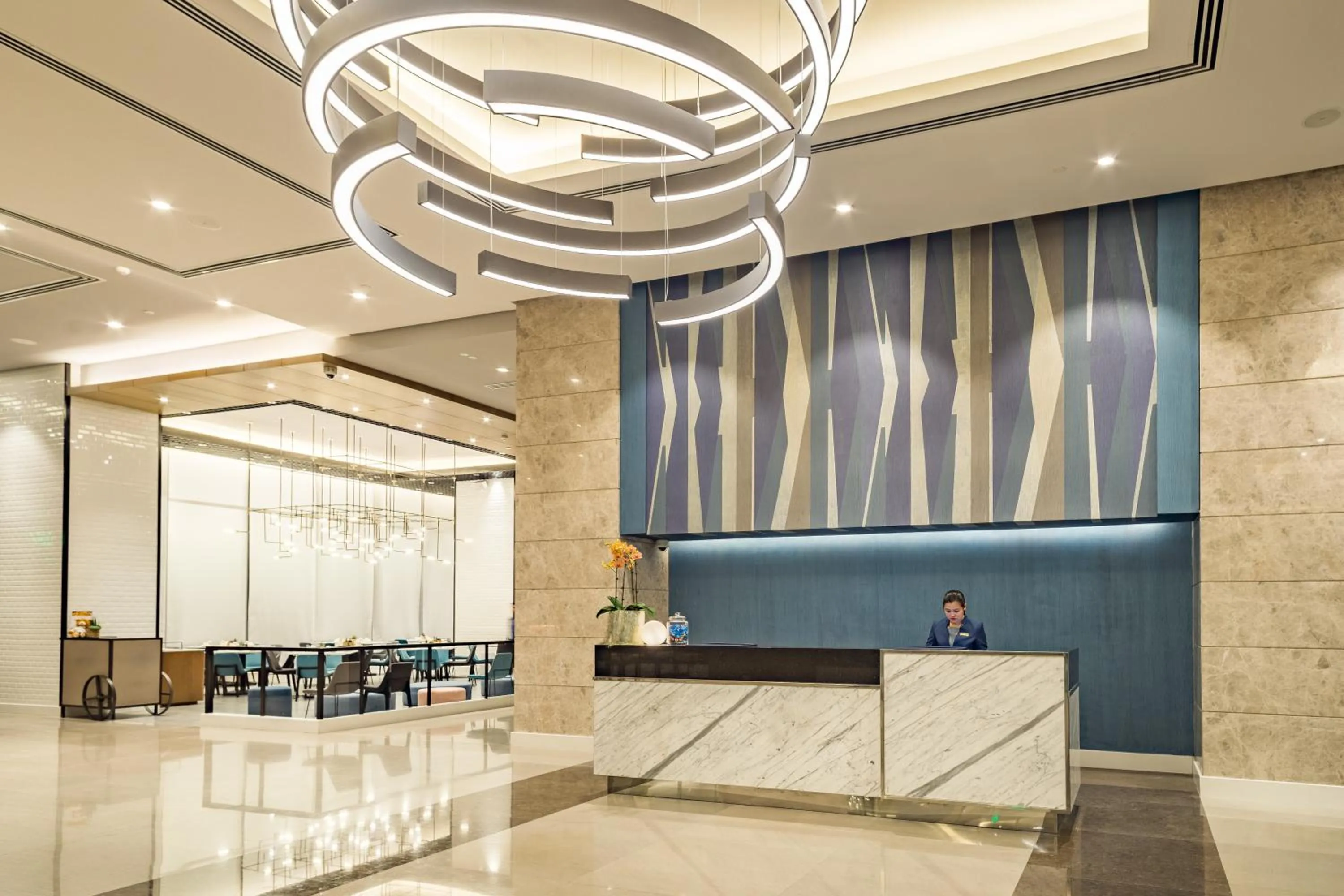 Lobby or reception in Citadines Bay City Manila
