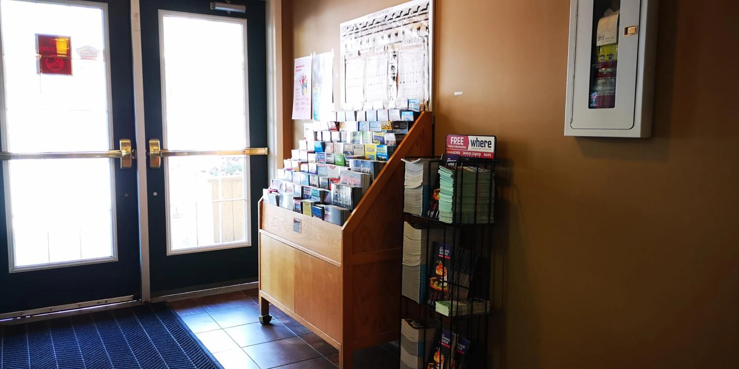 Lobby or reception in Mountain View Inn