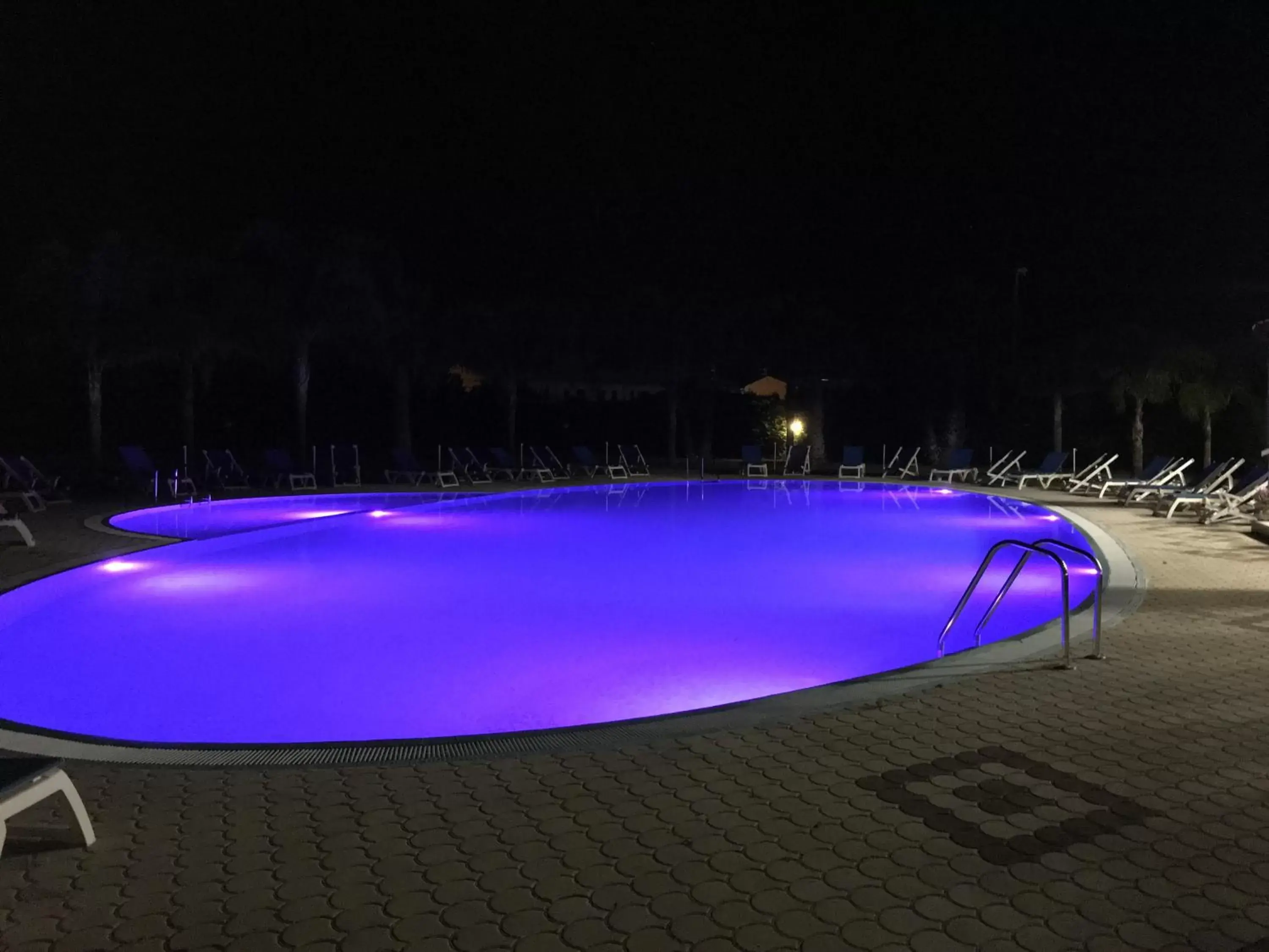 Night, Swimming Pool in Residence Hydria