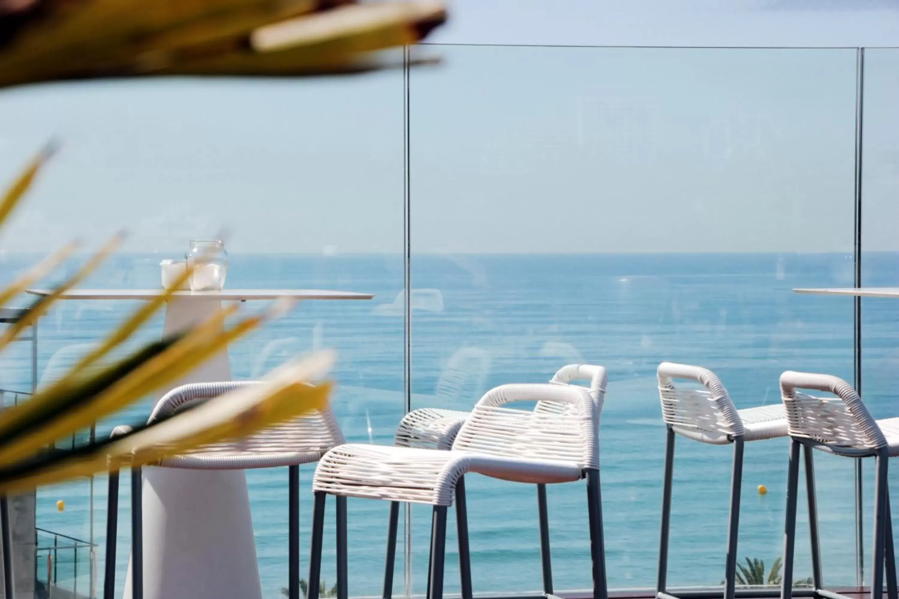 Balcony/Terrace, Sea View in Hotel MiM Sitges & Spa