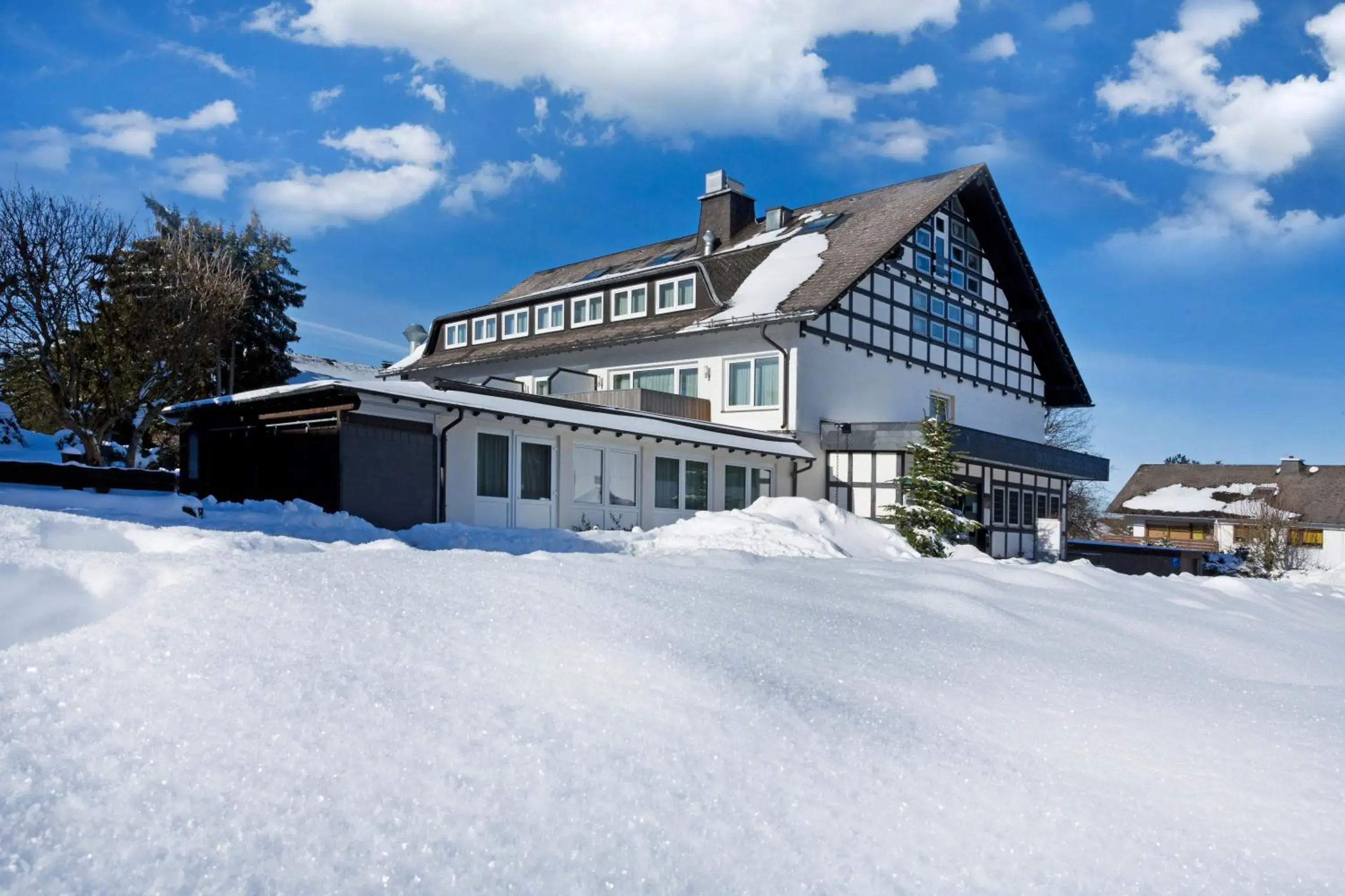 Property building, Winter in AVITAL Resort