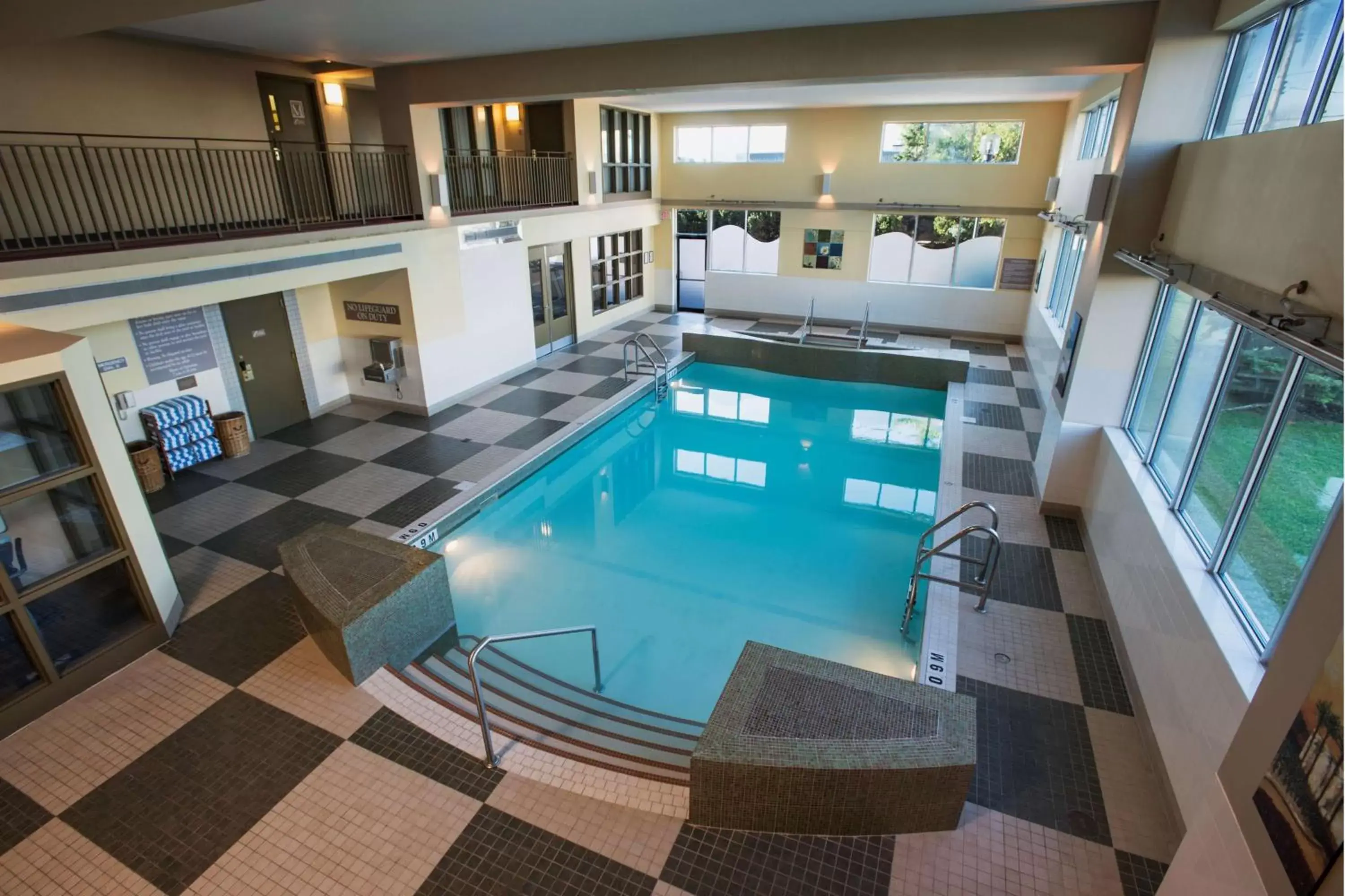 Pool view, Swimming Pool in Hilton Winnipeg Airport Suites