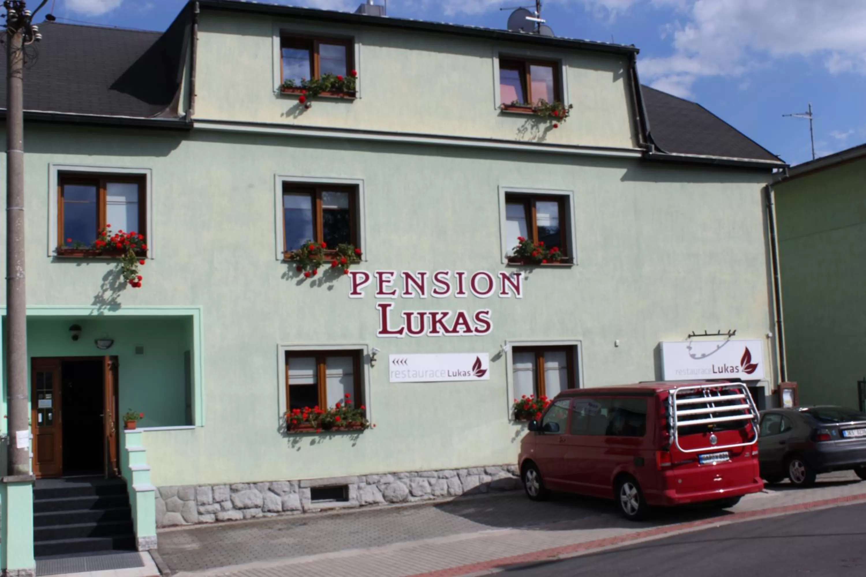 Facade/entrance in Pension Lukas
