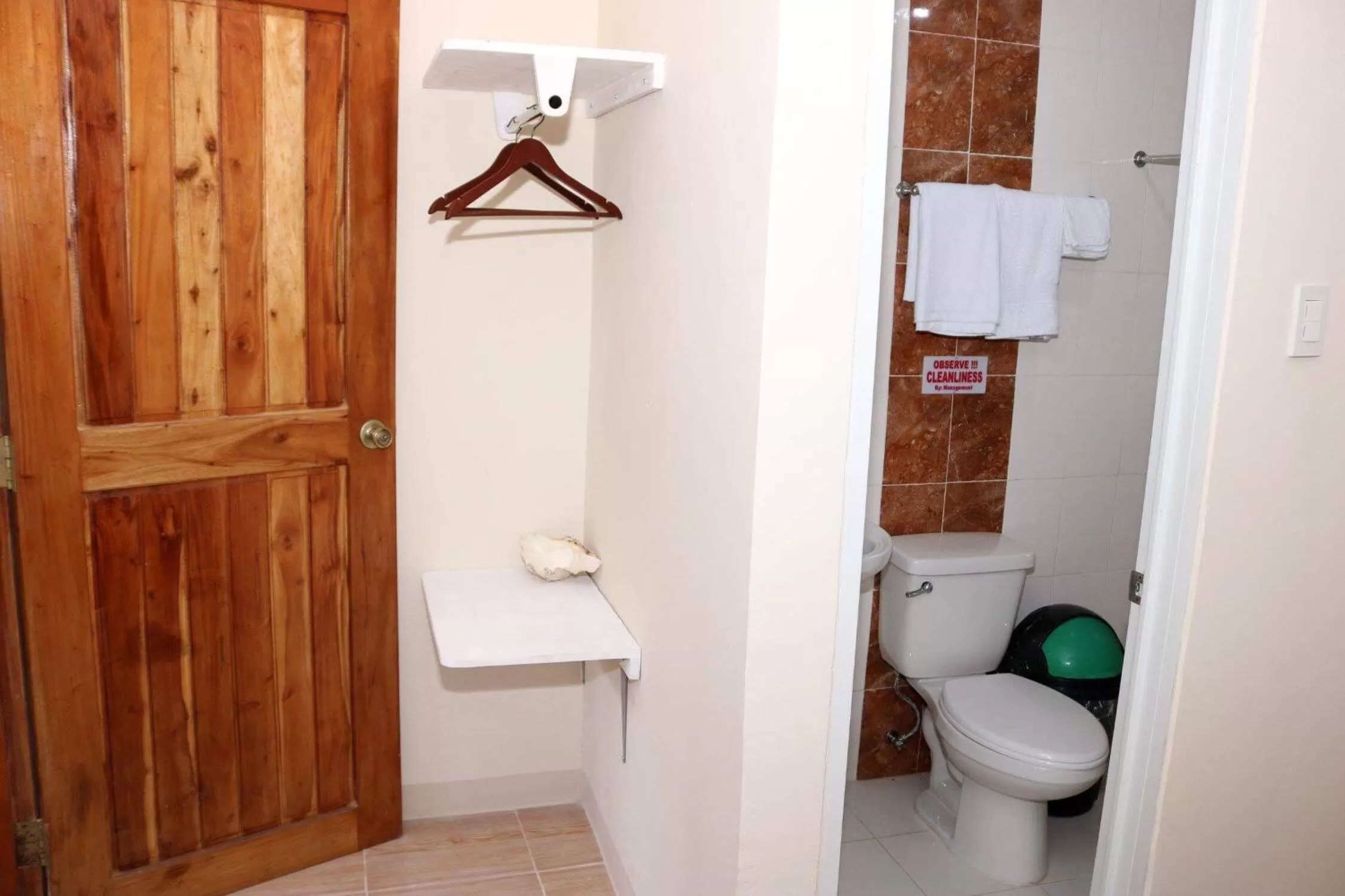 Shower in D's Oceanview Beach Resort