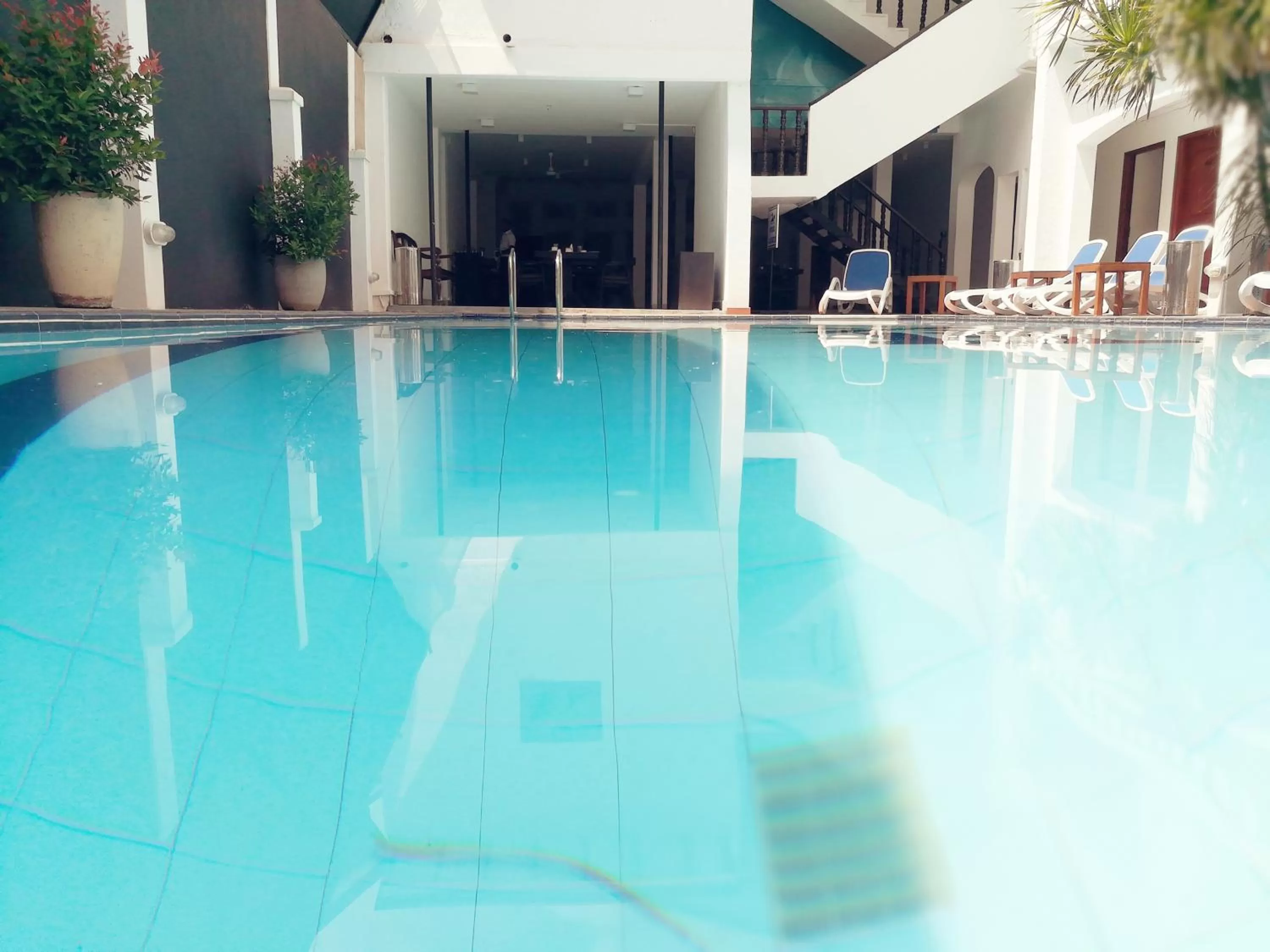 Swimming pool in Sea Port