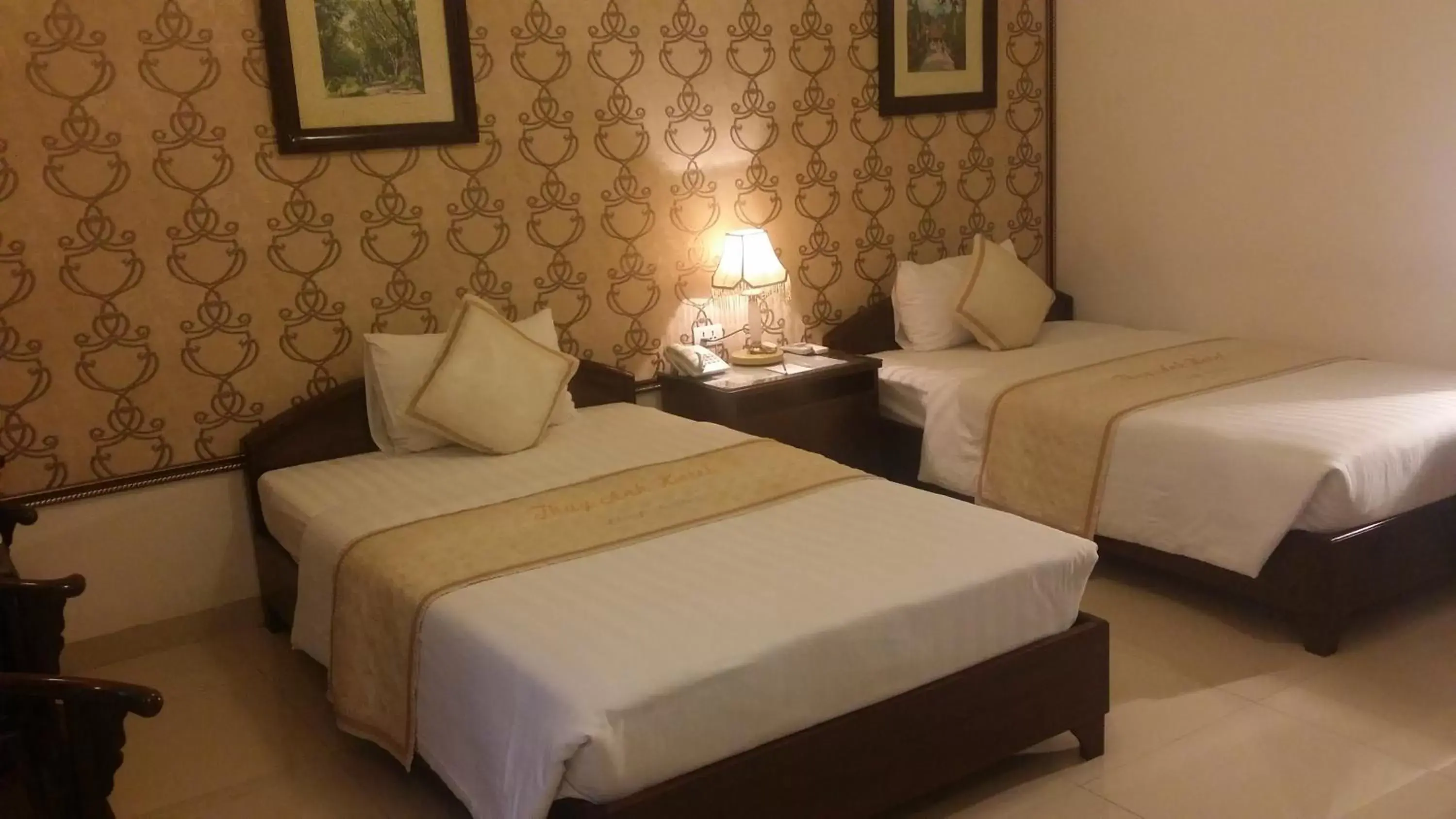 Bed in Thuy Anh Hotel