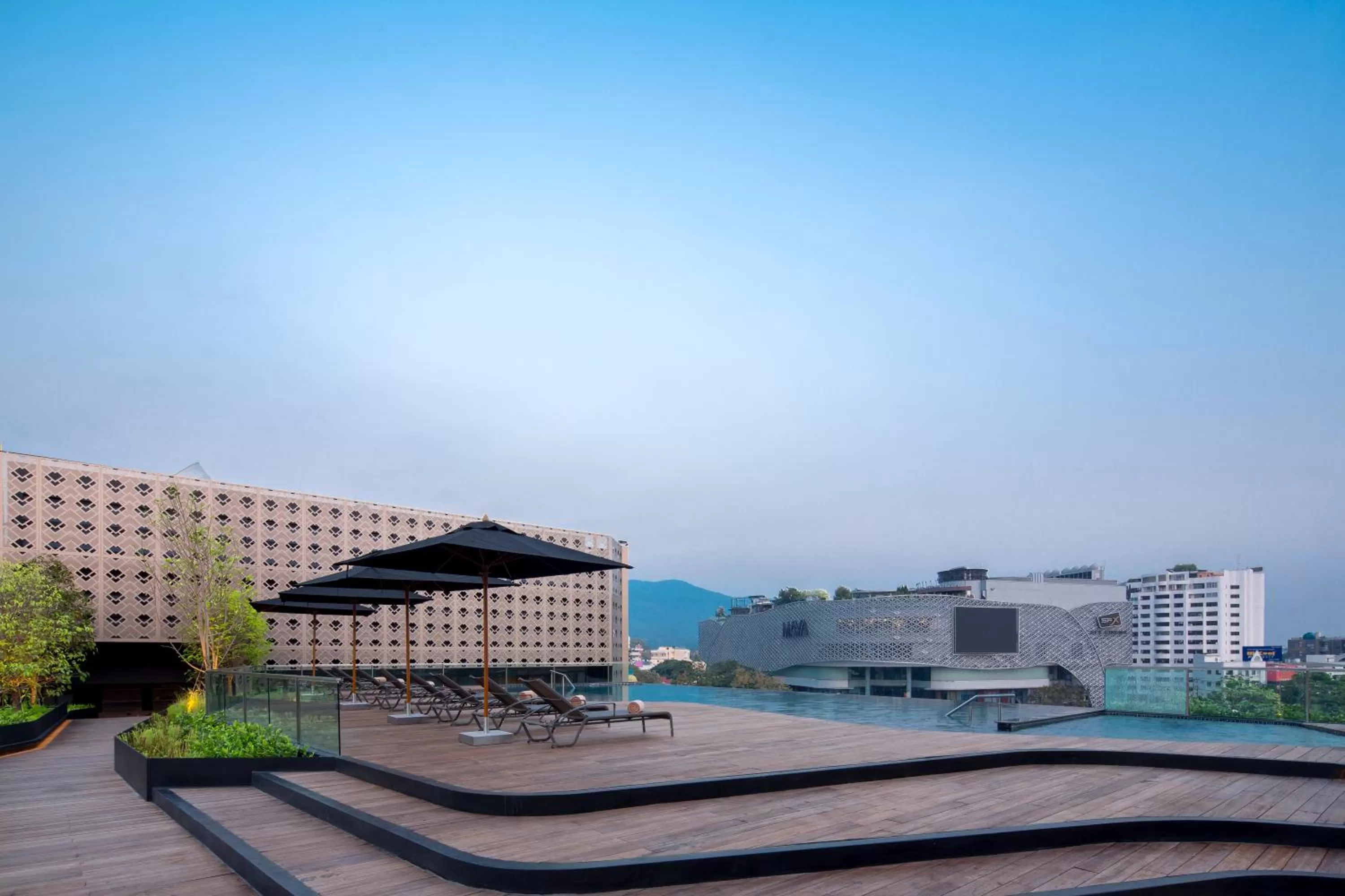 Swimming pool in U Nimman Chiang Mai