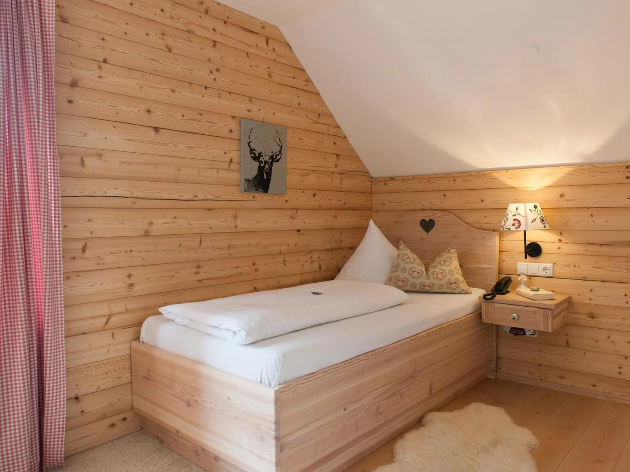 Bedroom, Bed in Forstnerwirt hotel | stubn | biergarten