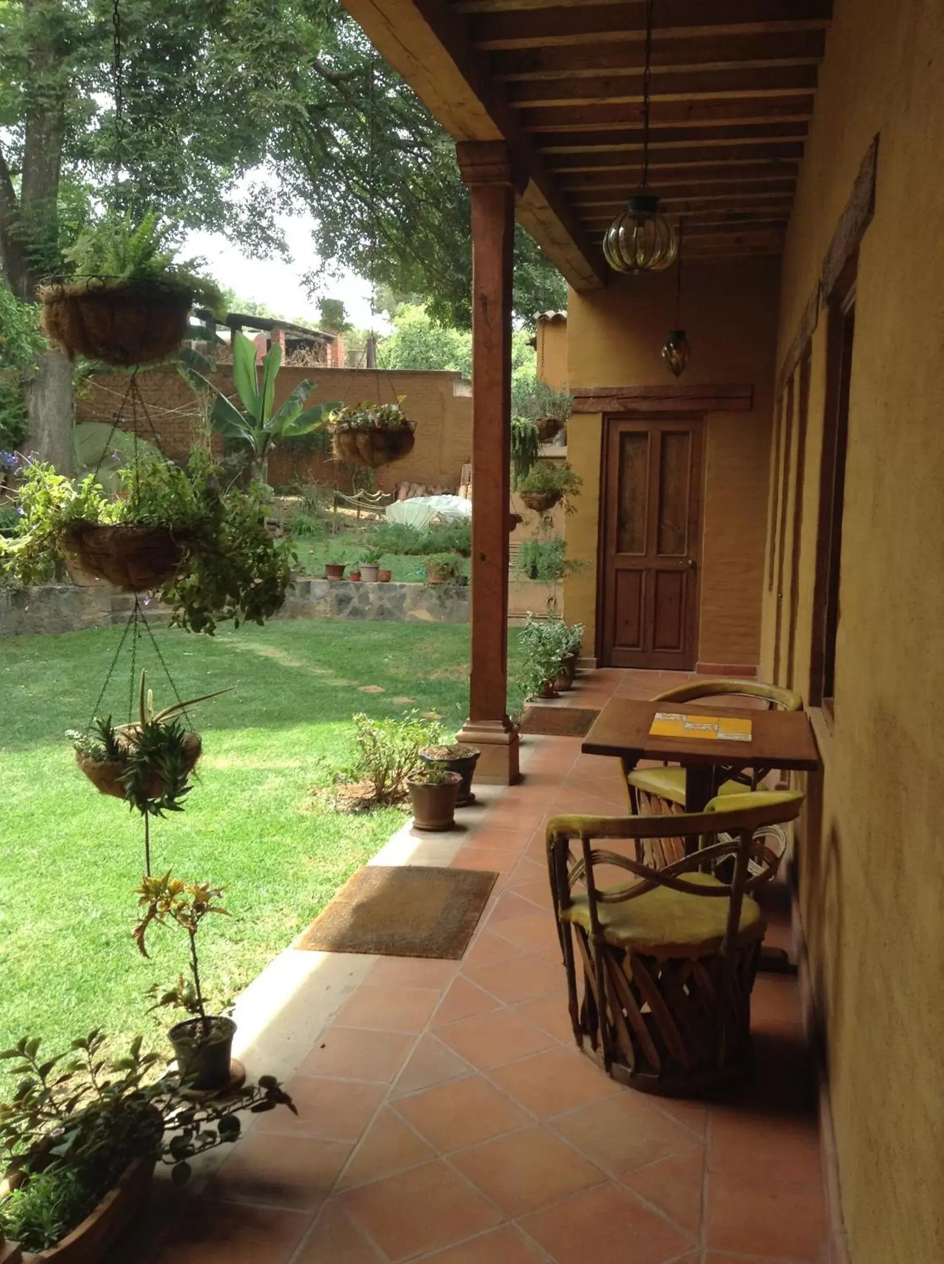 Patio in Posada Yolihuani