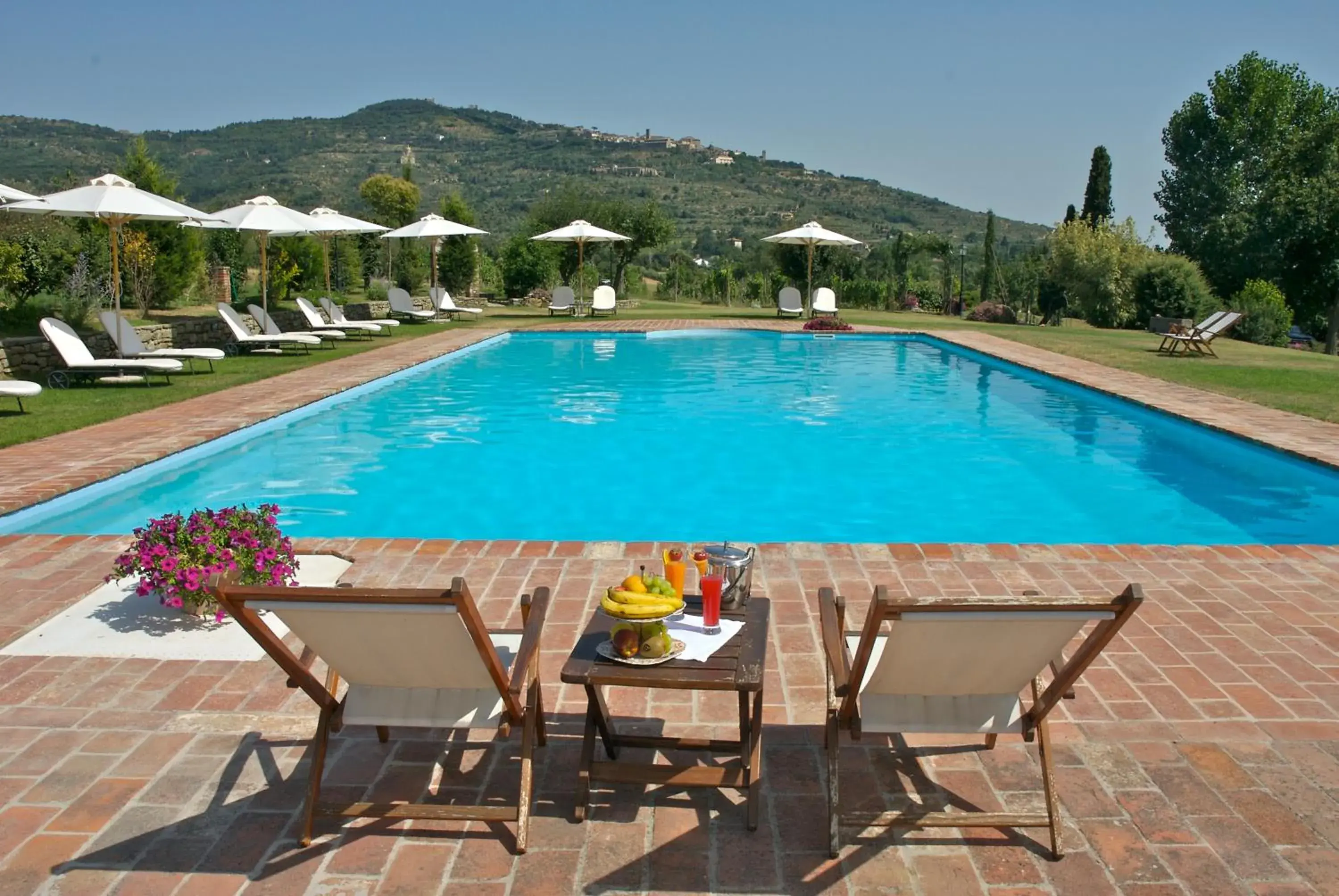 Natural landscape, Swimming Pool in Relais Villa Baldelli