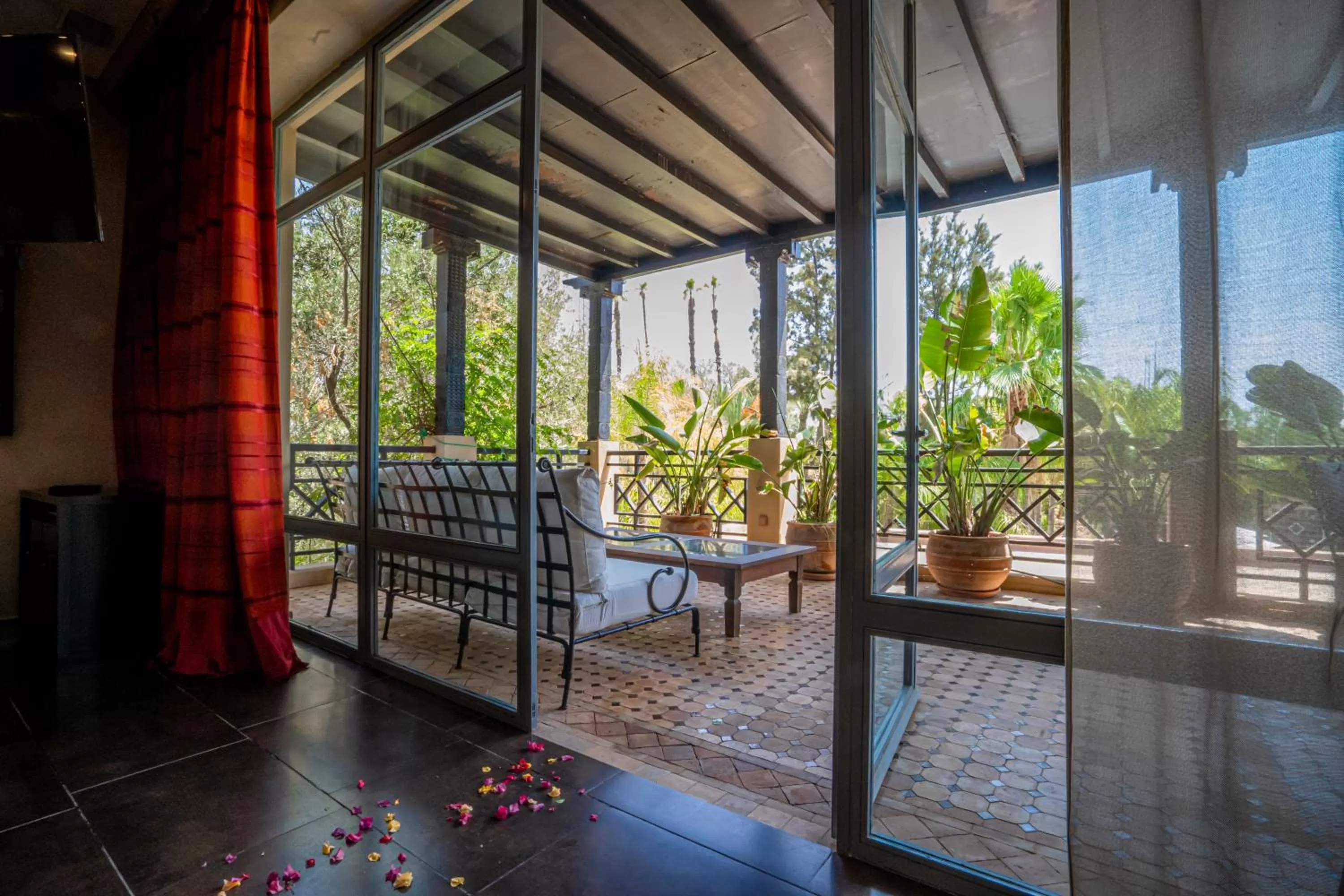 Balcony/Terrace in Palais Mirage d'Atlas, Suites de Luxe & Spa