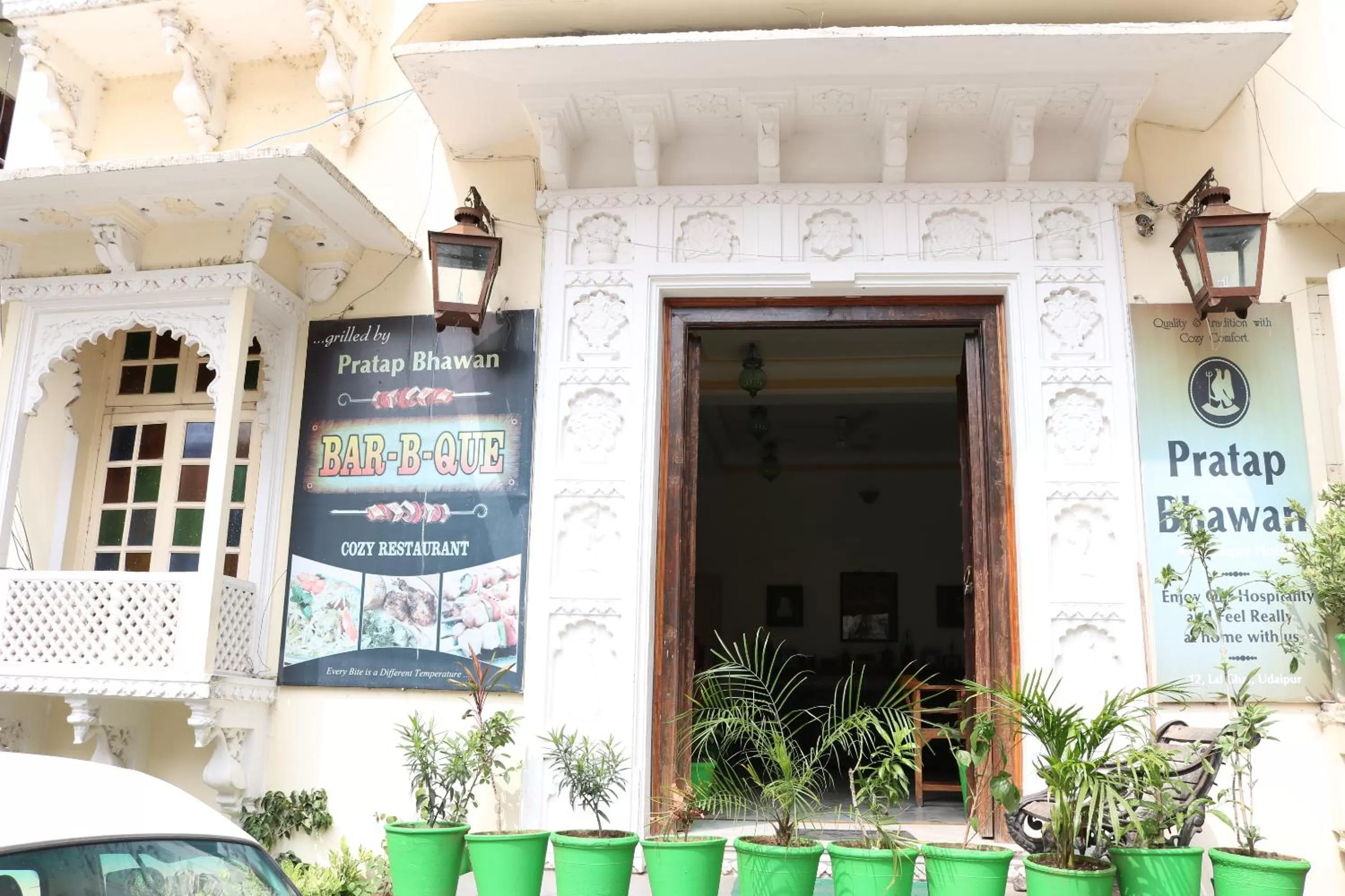 Facade/entrance in Hotel Pratap Bhawan