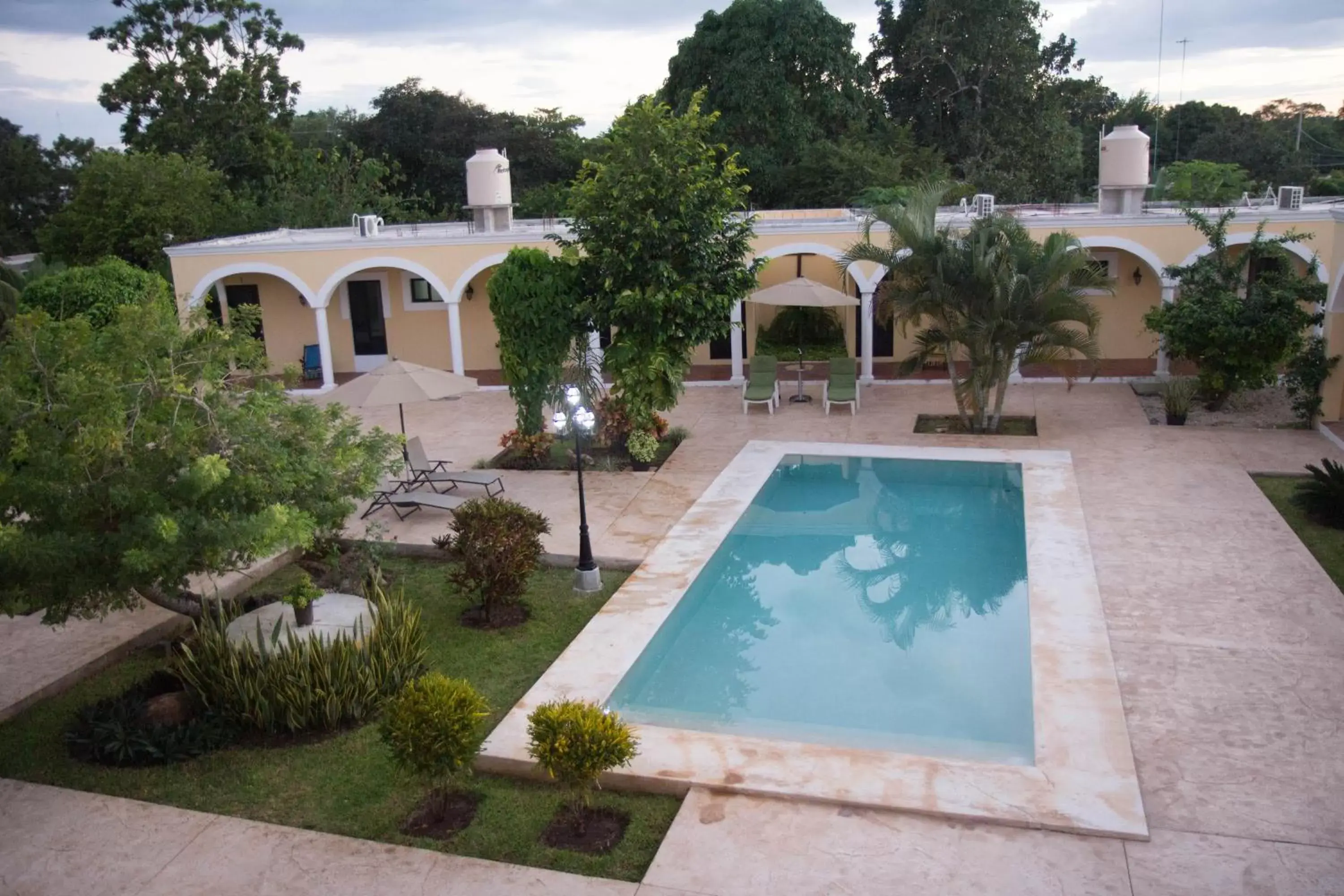 Garden, Pool View in Hotel Hacienda Izamal