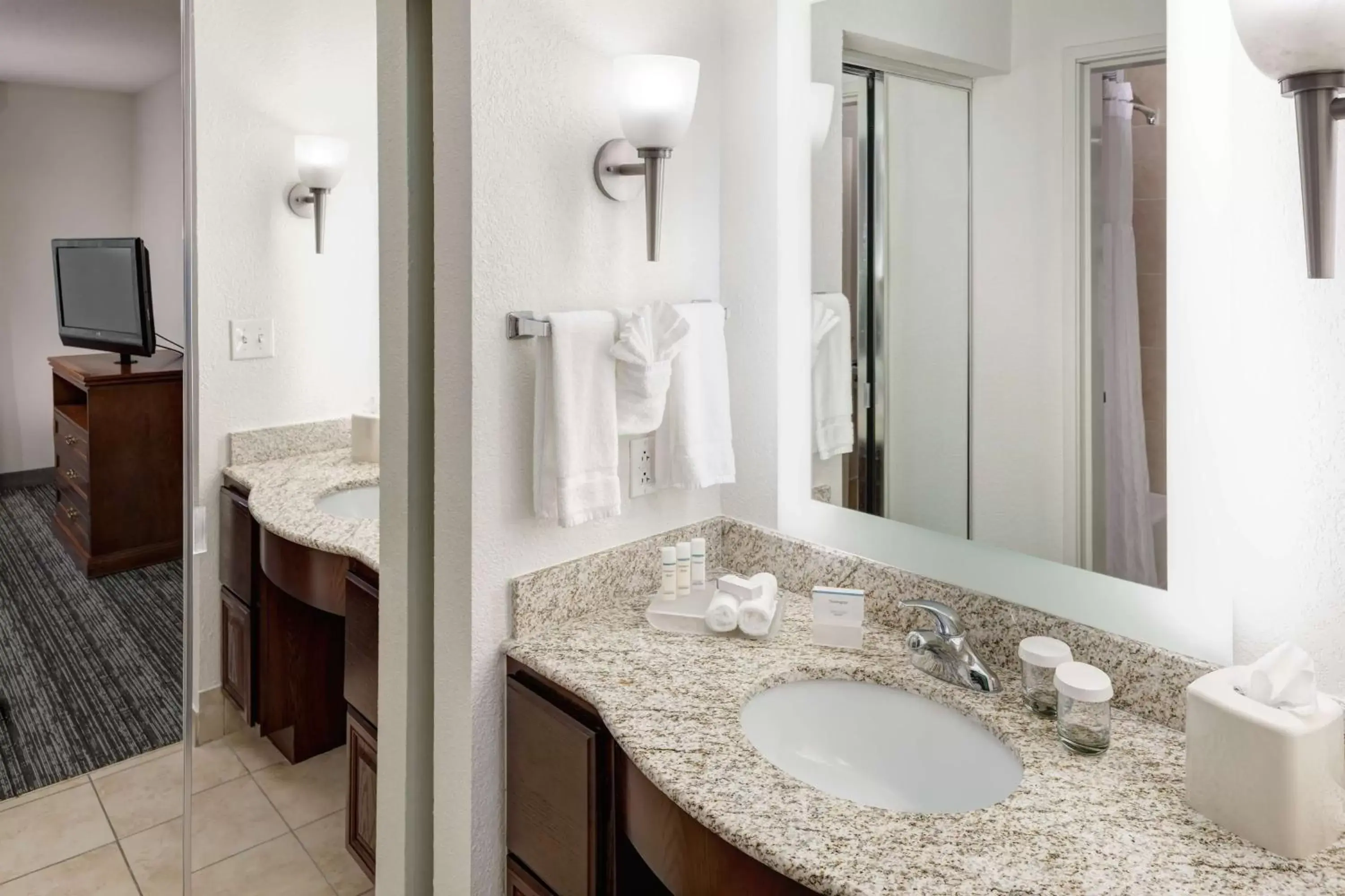 Bathroom in Homewood Suites by Hilton El Paso Airport