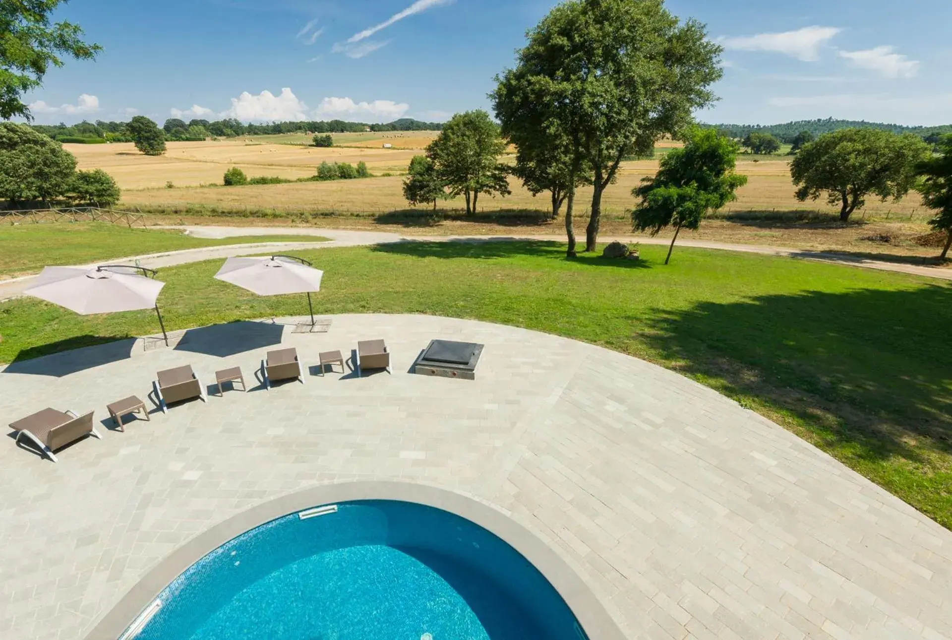 Garden view, Pool View in Borgo La Chiaracia Resort & SPA