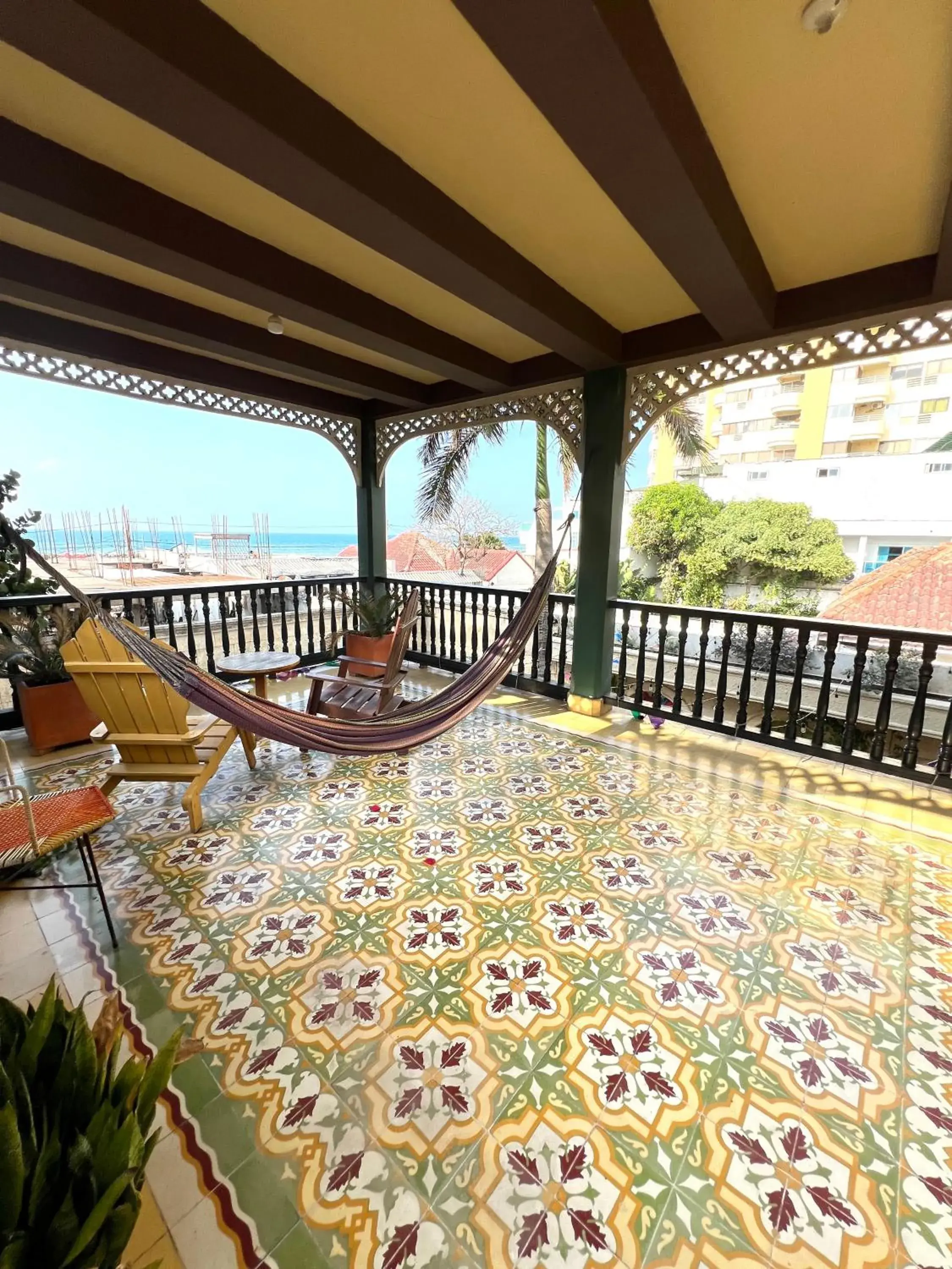 Balcony/Terrace in Hotel Boutique Castillo Ines Maria