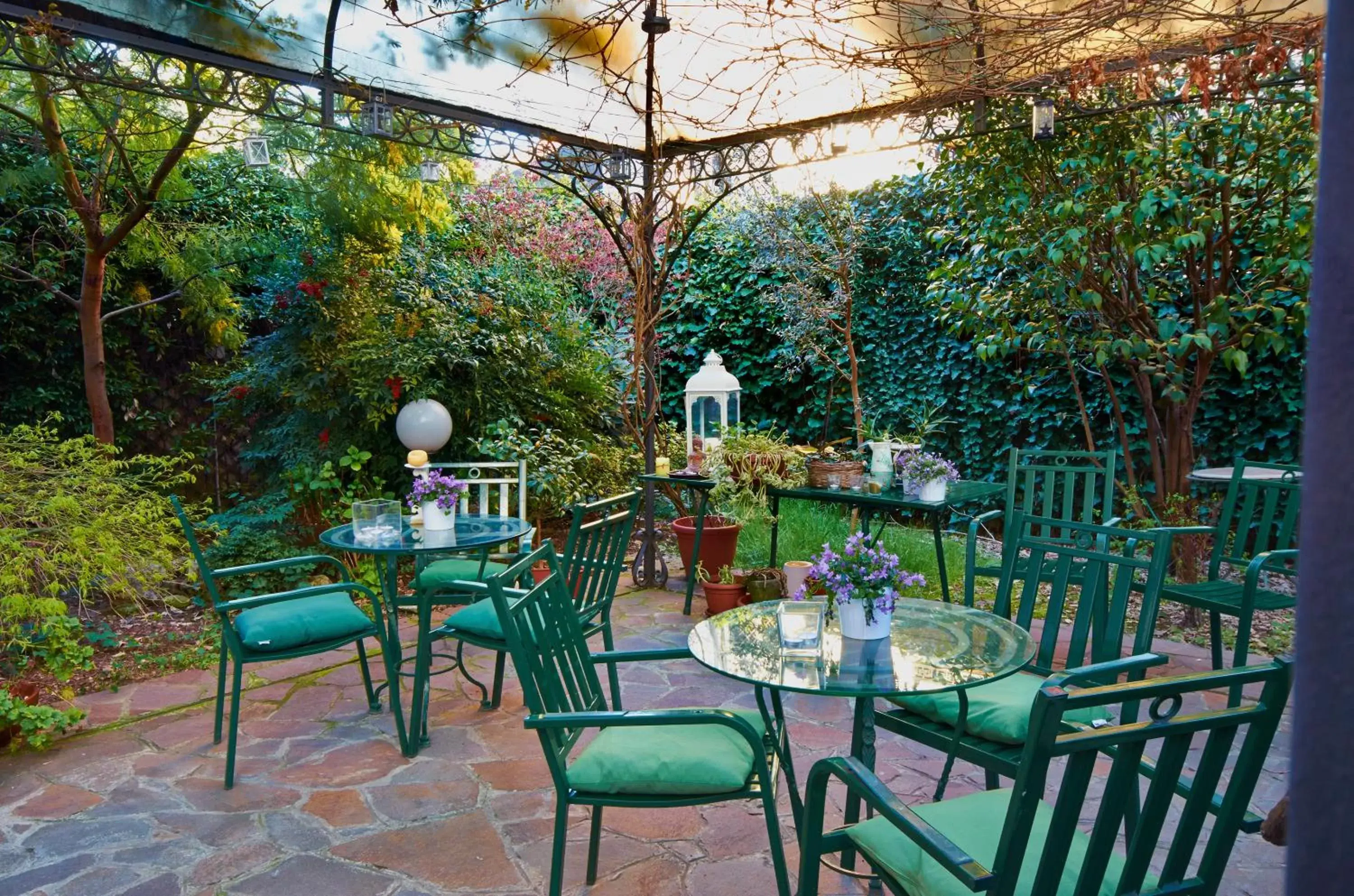 Patio, Restaurant/Places to Eat in Hotel Bagliori