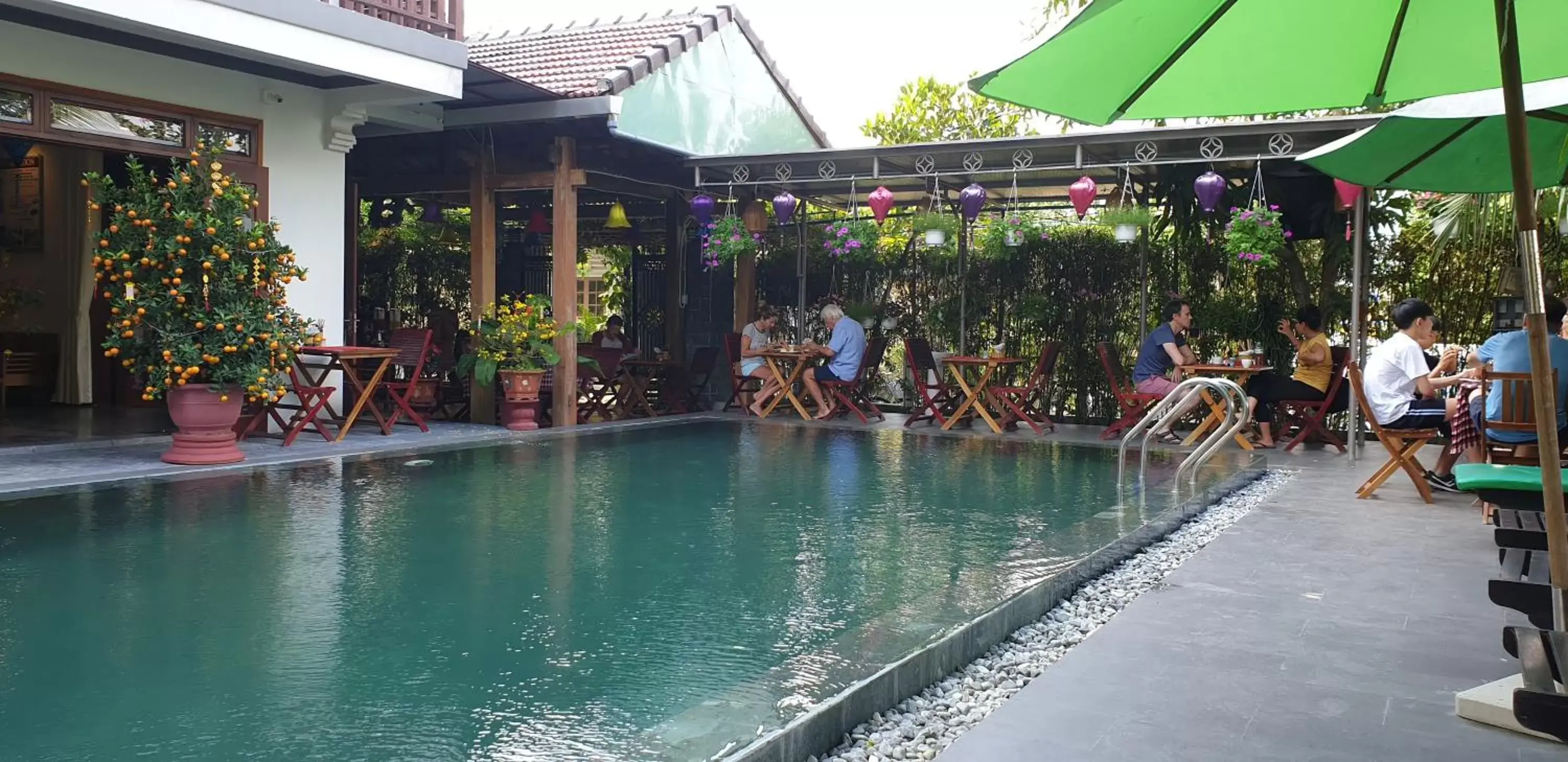 Swimming pool in Hoi an Osaka Riverside Villa & Spa